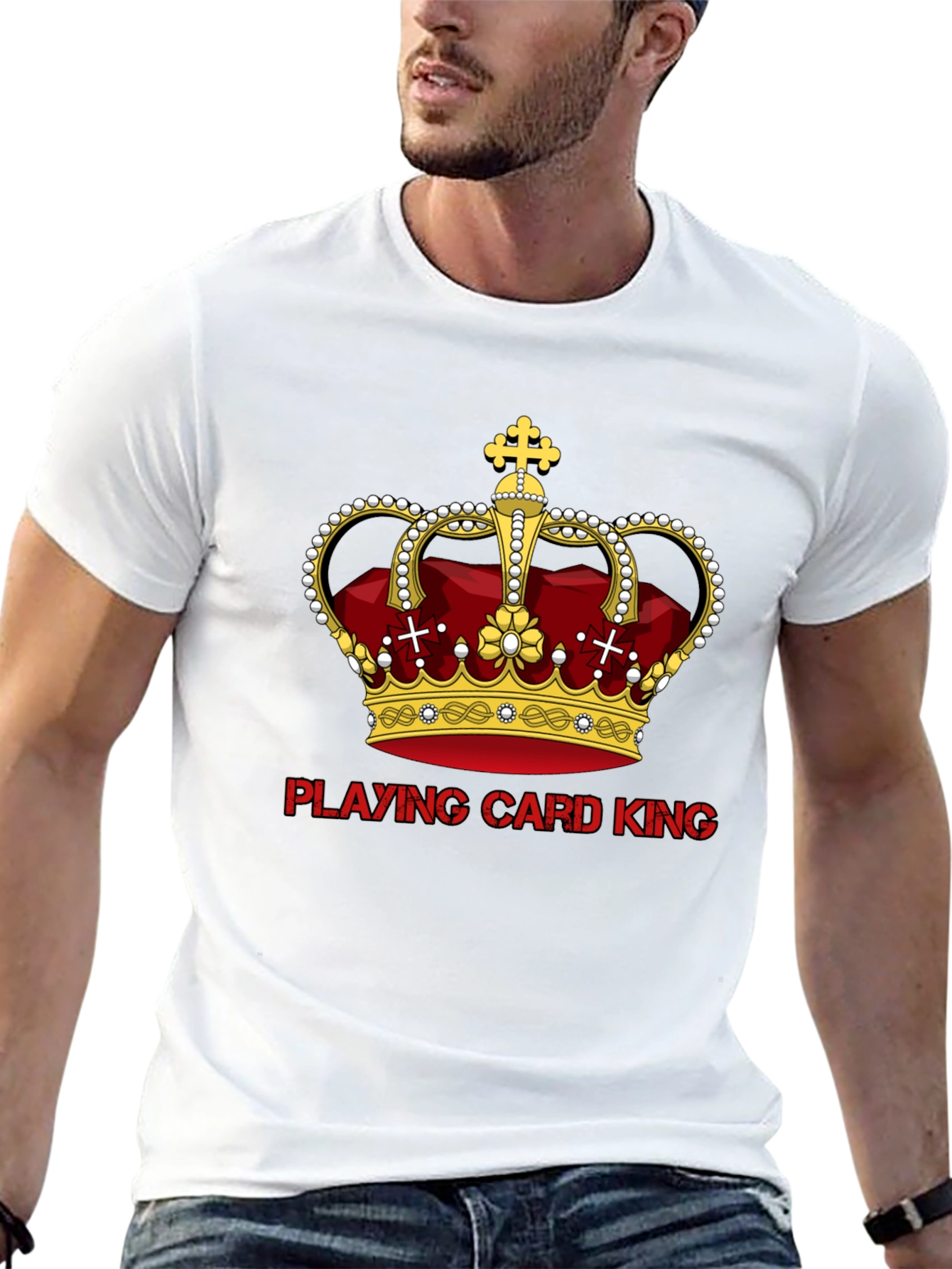 Playing Card King Graphic T-Shirt