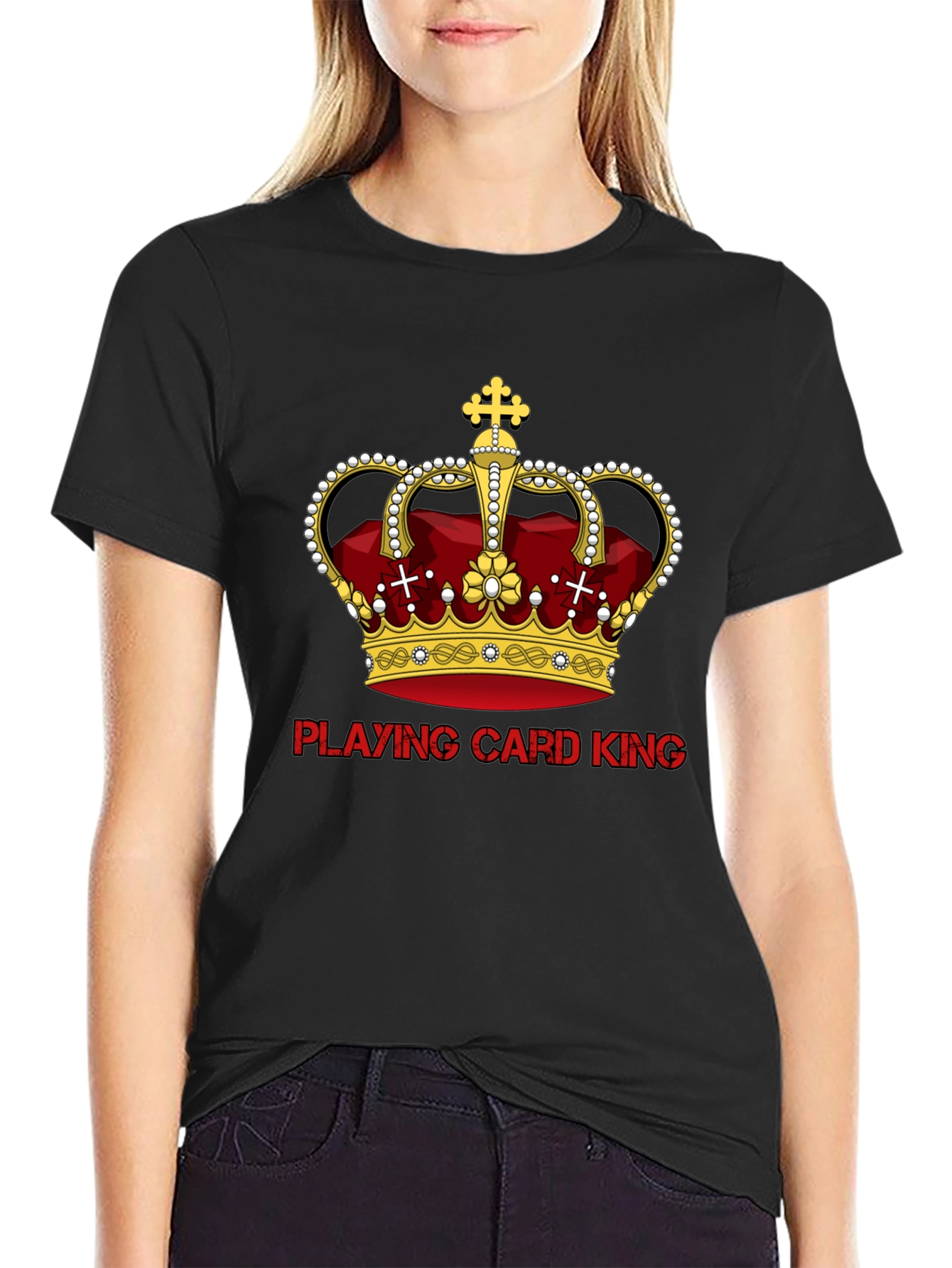 Playing Card King Graphic T-Shirt