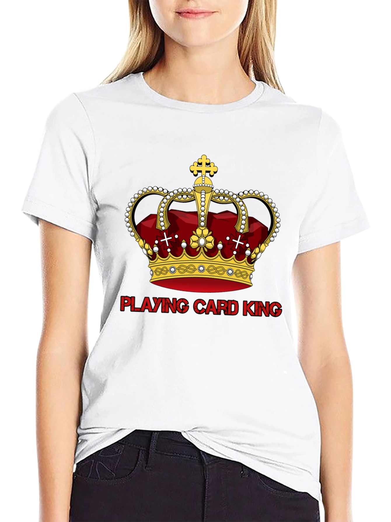 Playing Card King Graphic T-Shirt