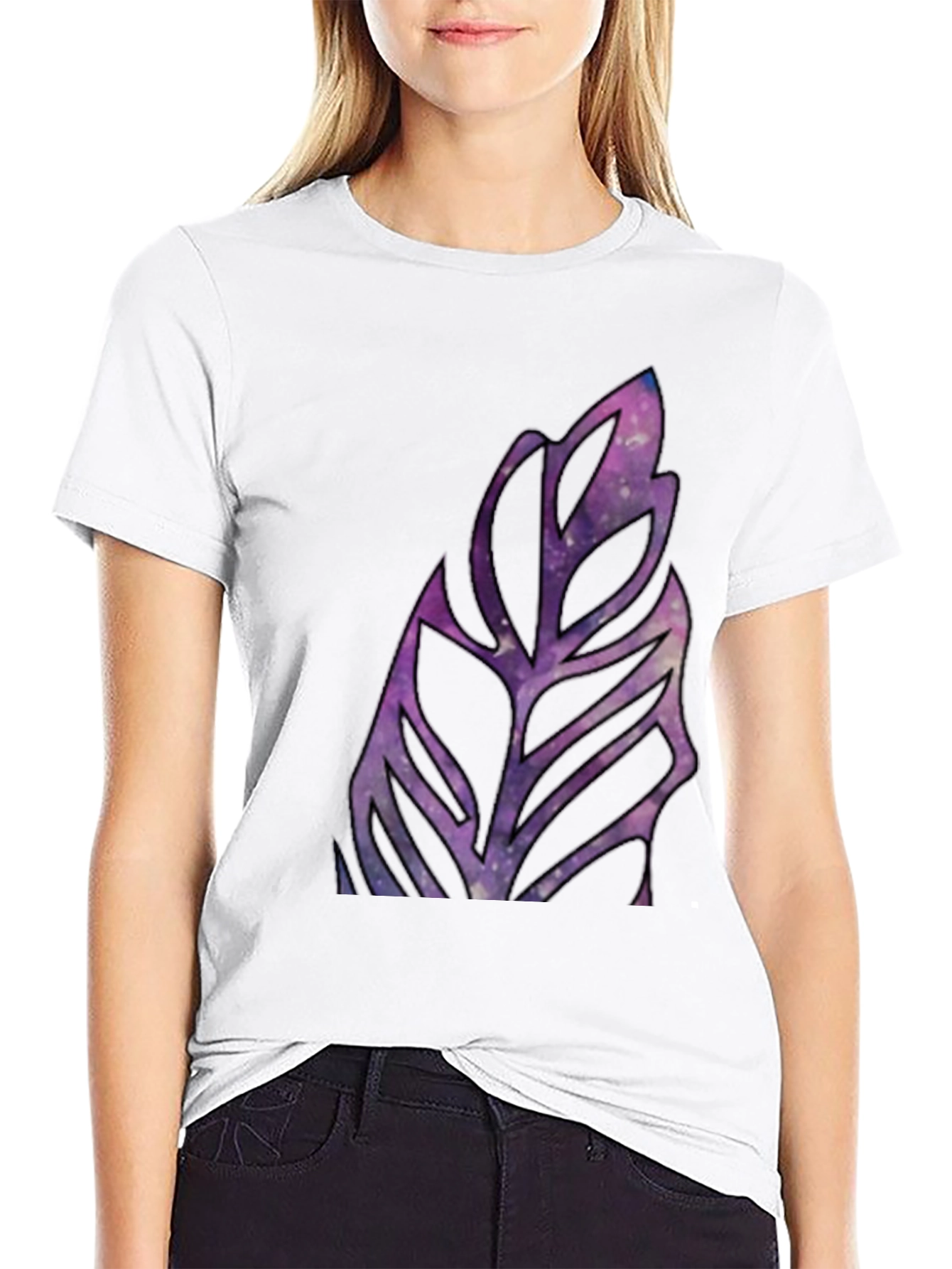 Galaxy Leaf Graphic Tee