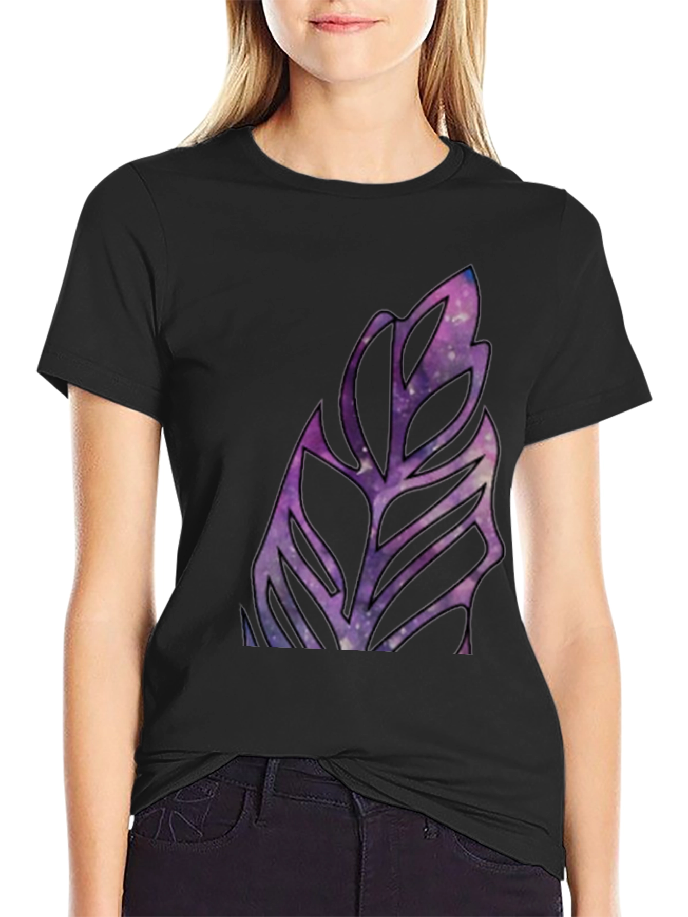 Galaxy Leaf Graphic Tee
