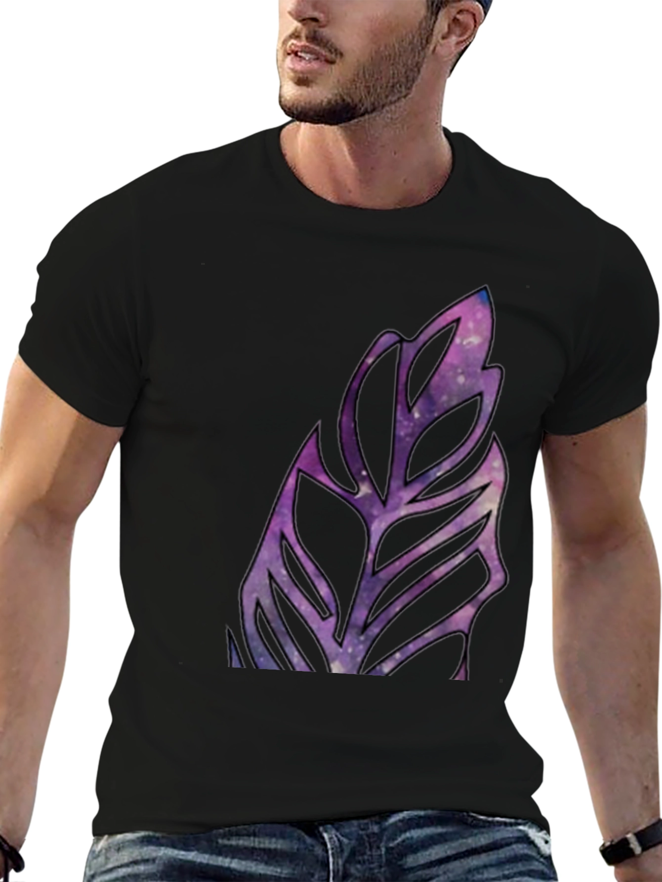 Galaxy Leaf Graphic Tee