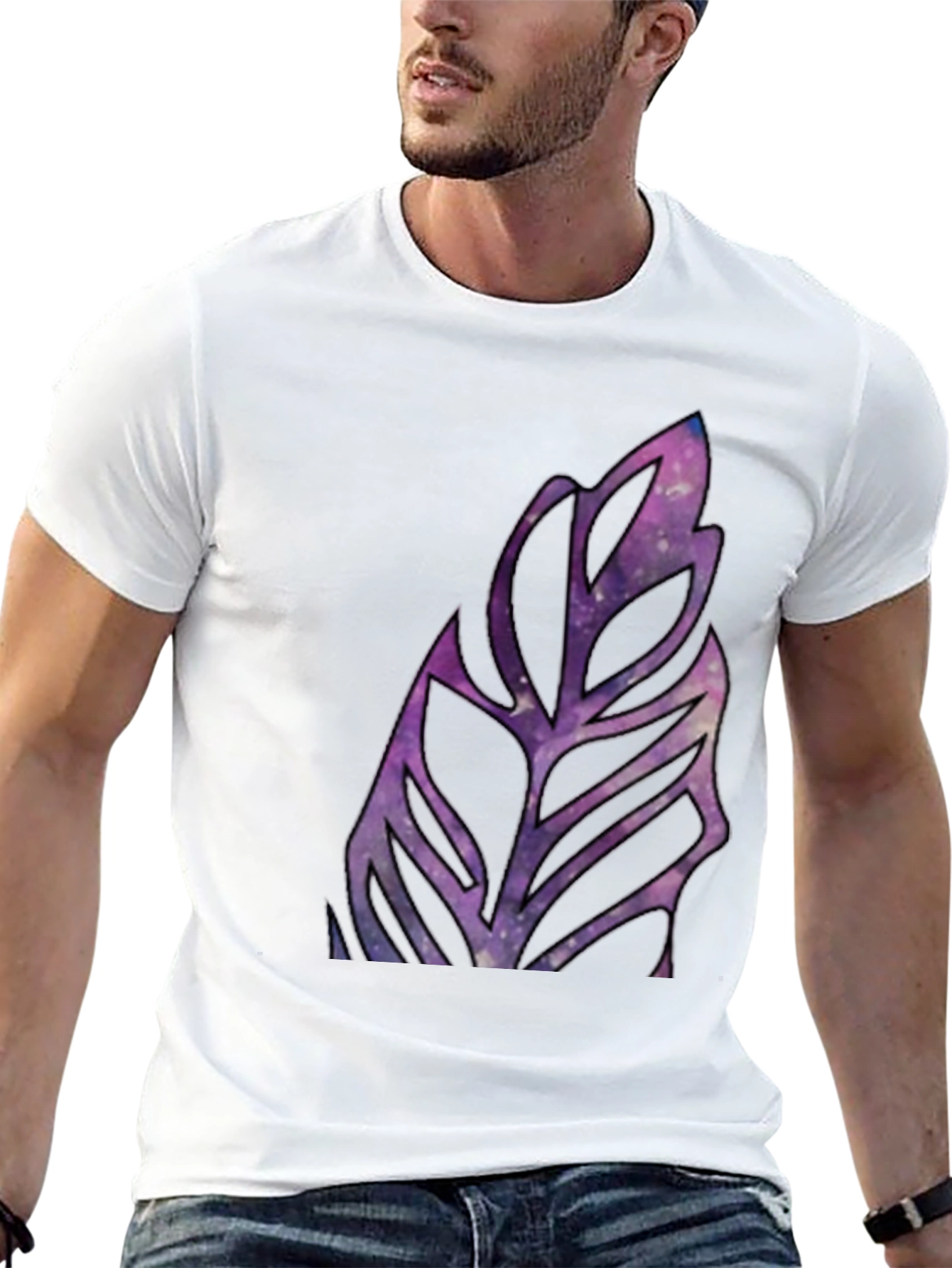 Galaxy Leaf Graphic Tee