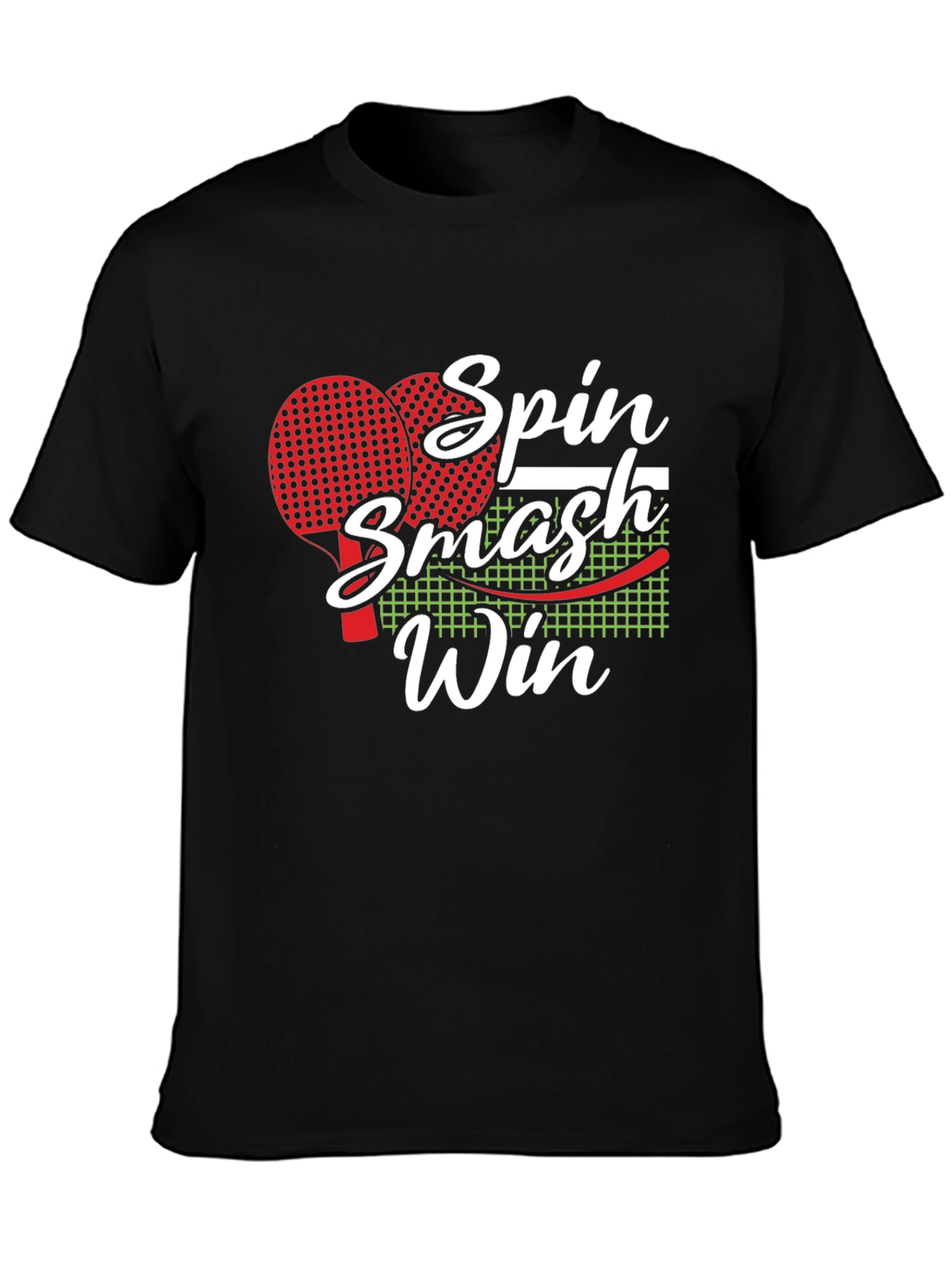 Spin Smash Win Table Tennis T-Shirt
