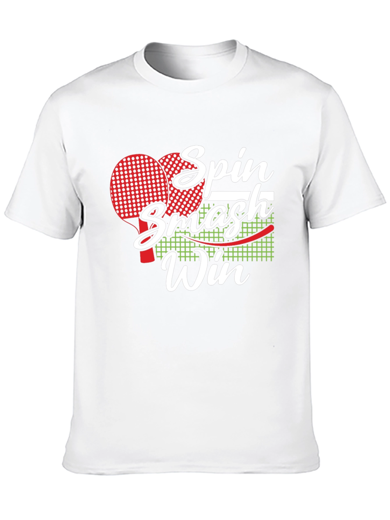 Spin Smash Win Table Tennis T-Shirt