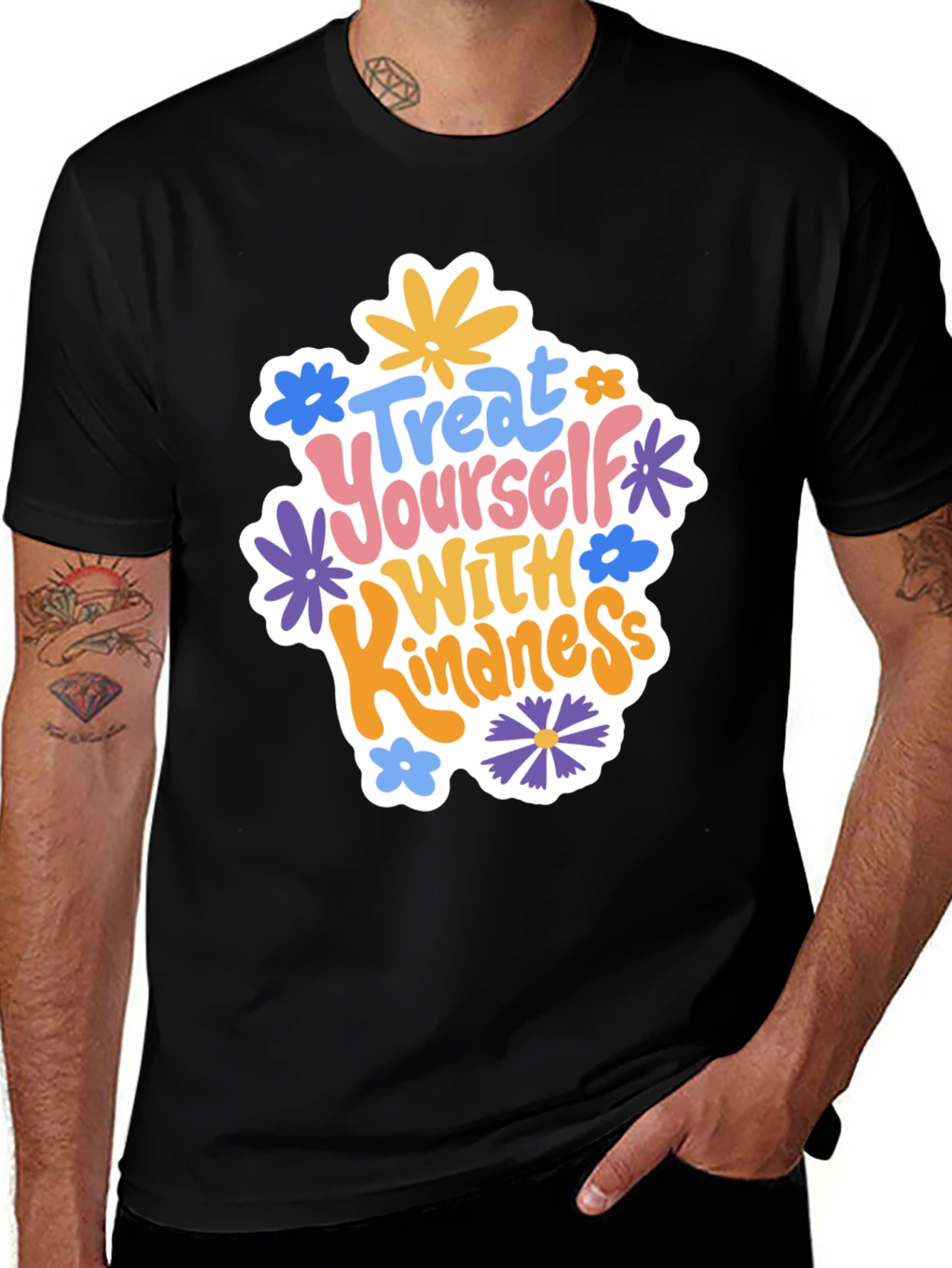 Treat Yourself With Kindness Graphic Tee
