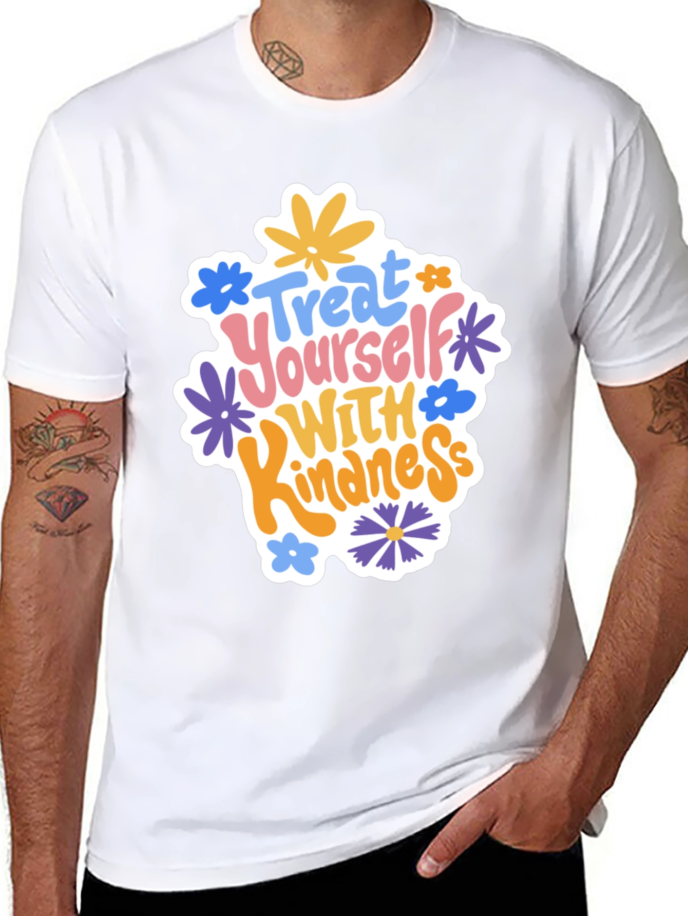 Treat Yourself With Kindness Graphic Tee