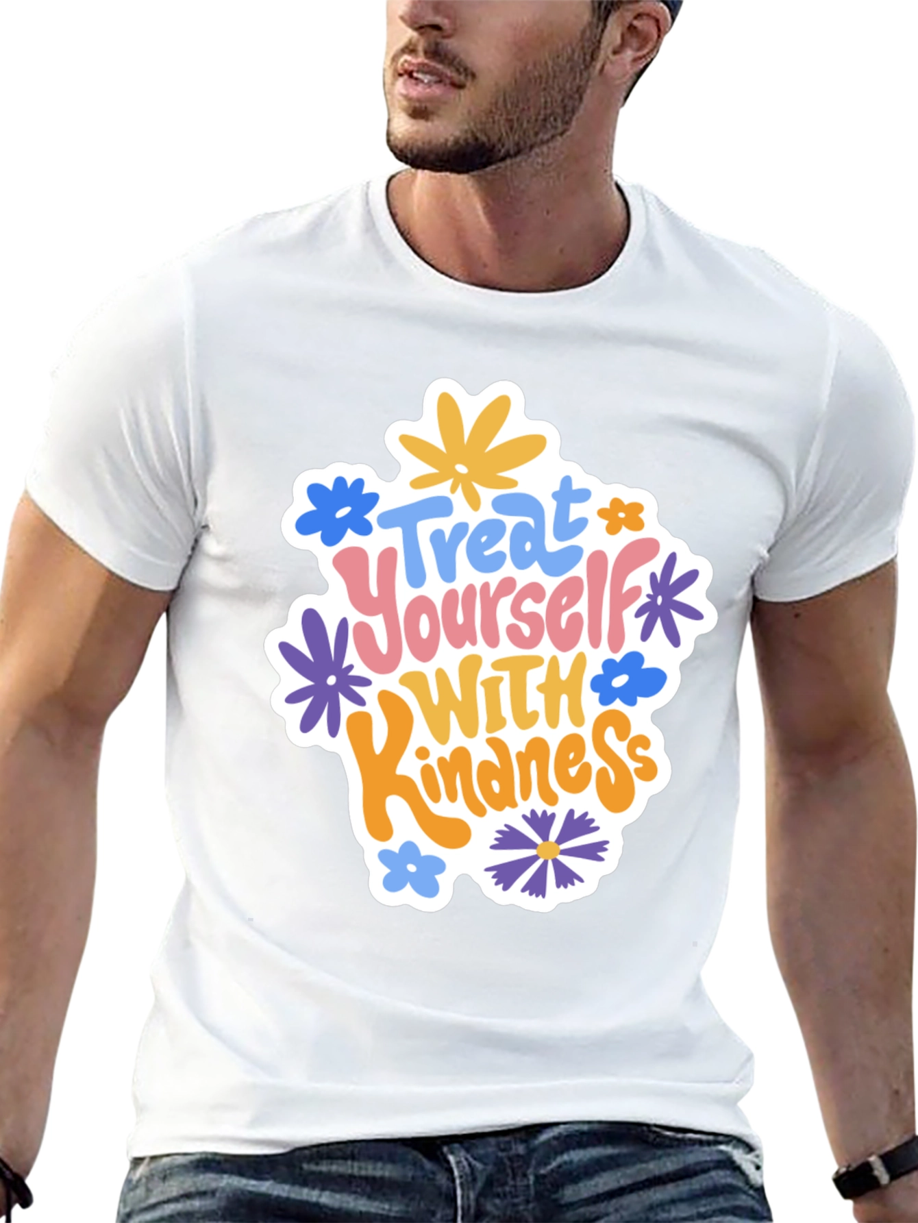 Treat Yourself With Kindness Graphic Tee