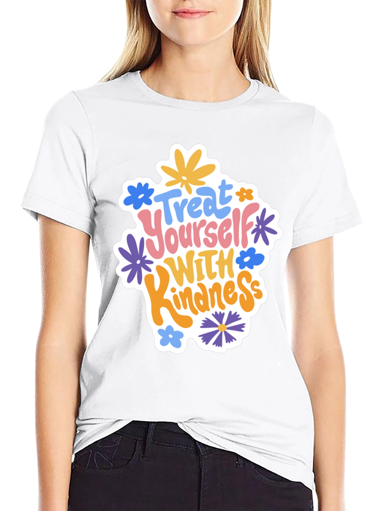 Treat Yourself With Kindness Graphic Tee