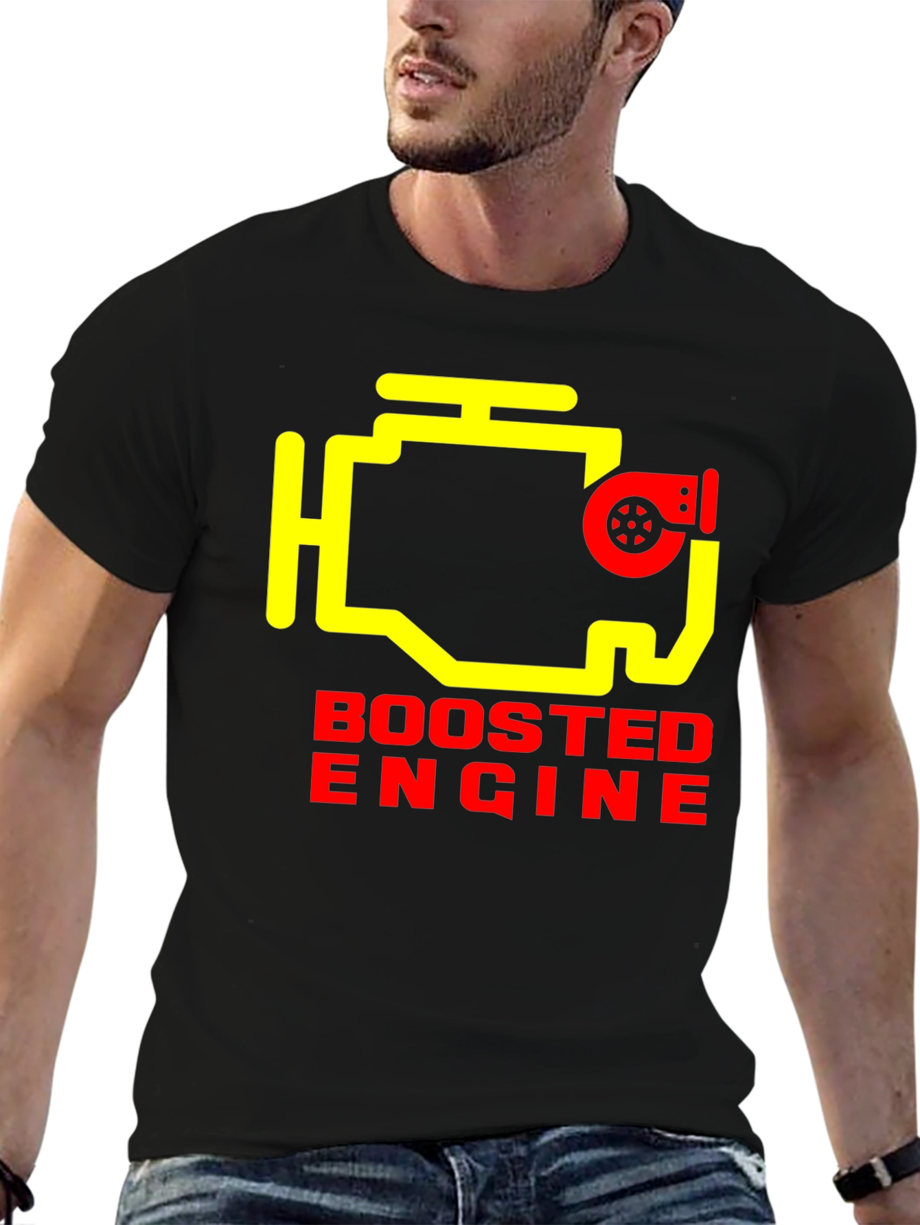 Boosted Engine Graphic Tee - Black