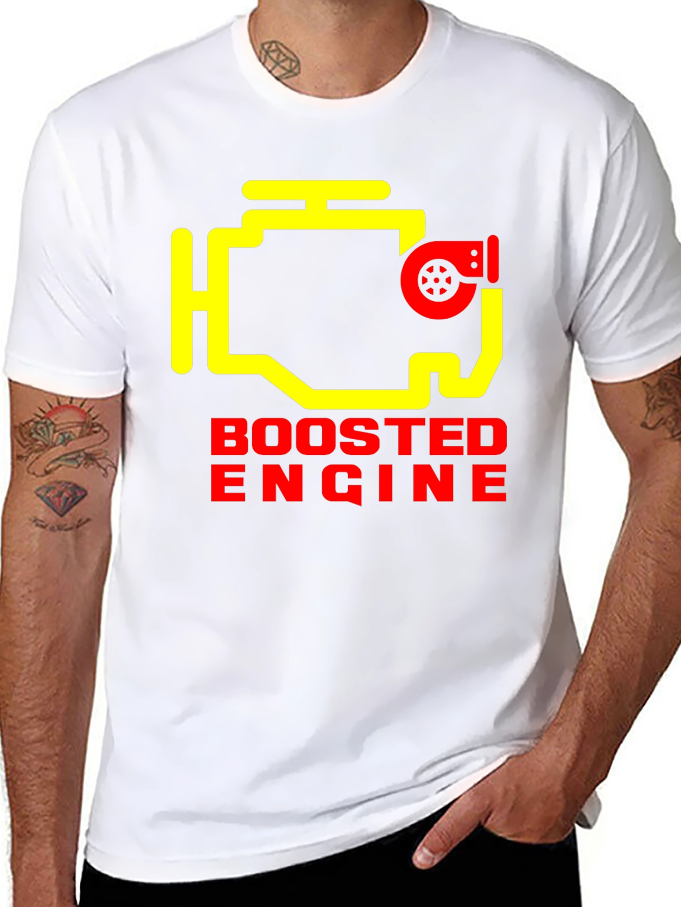 Boosted Engine Graphic Tee - Black