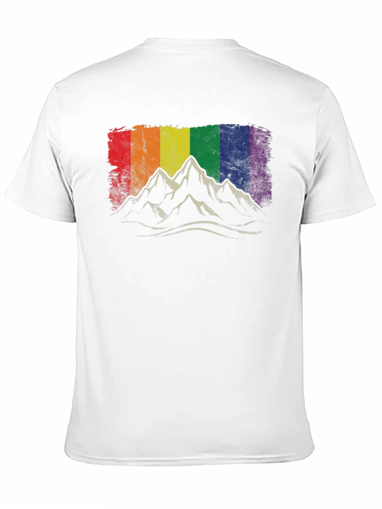 Pride Mountain T-Shirt - Rainbow Peaks Graphic Tee