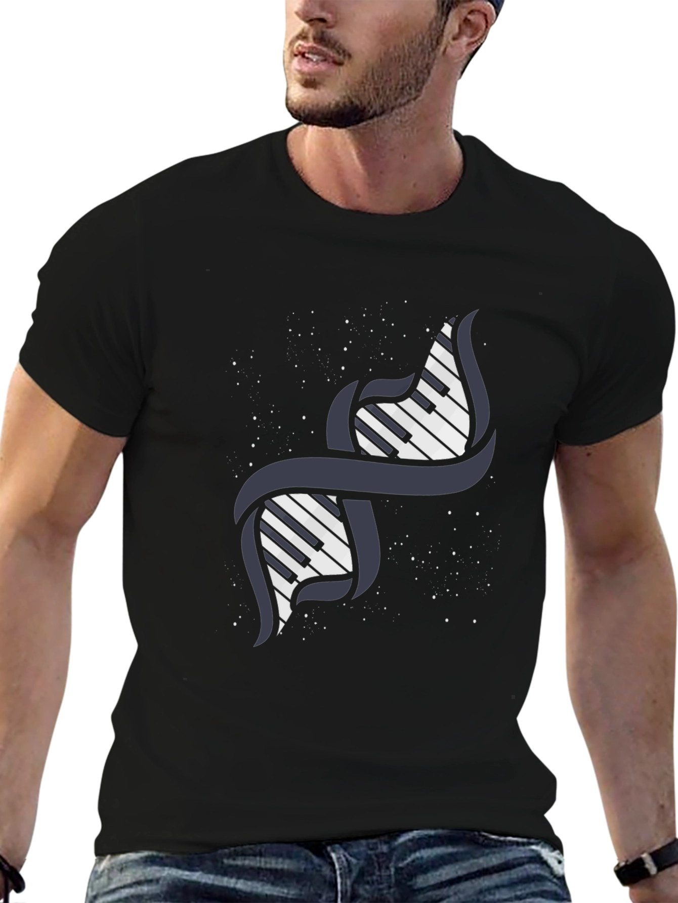 Piano DNA Graphic T-Shirt