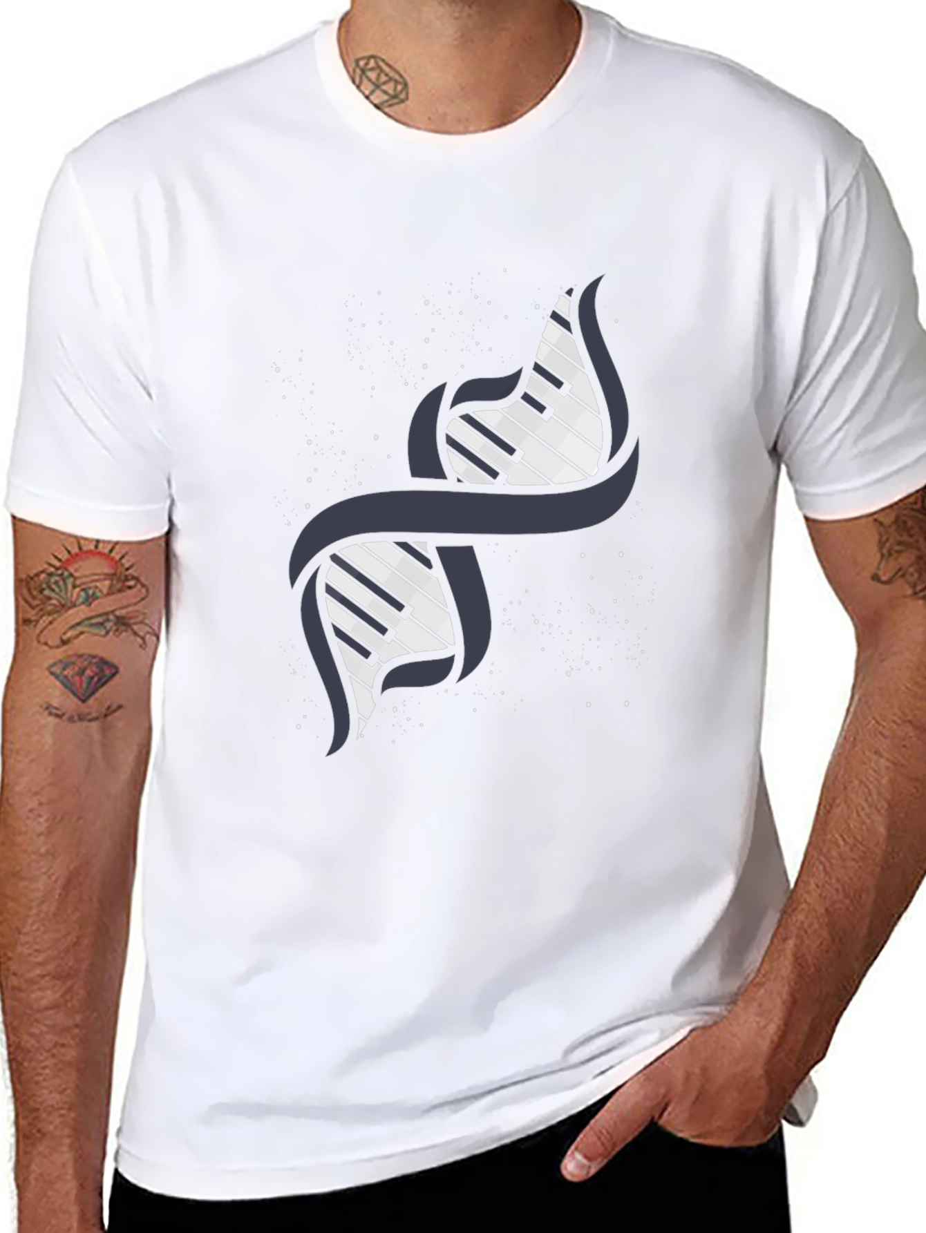 Piano DNA Graphic T-Shirt