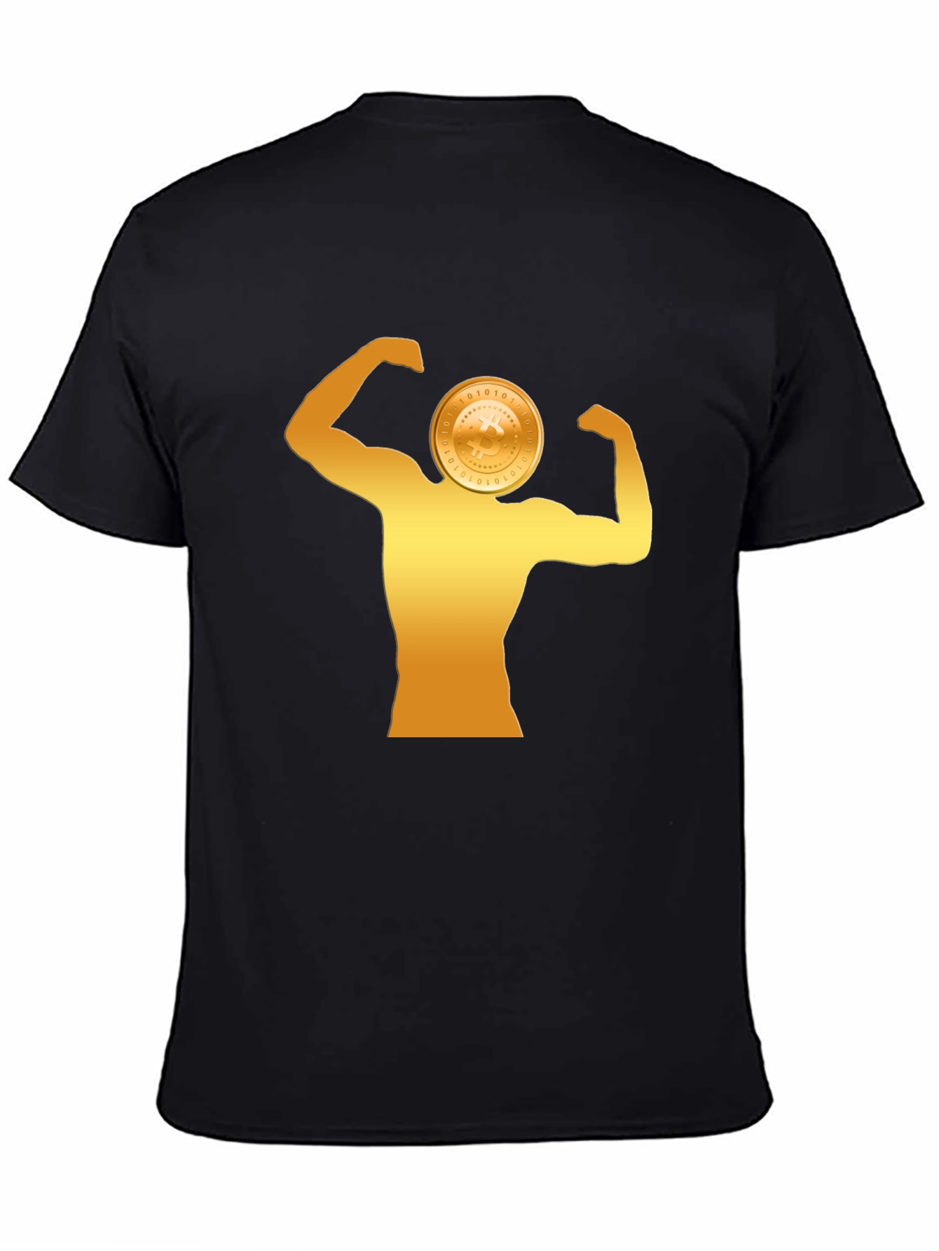 Crypto Muscle Tee - Bitcoin Bodybuilder