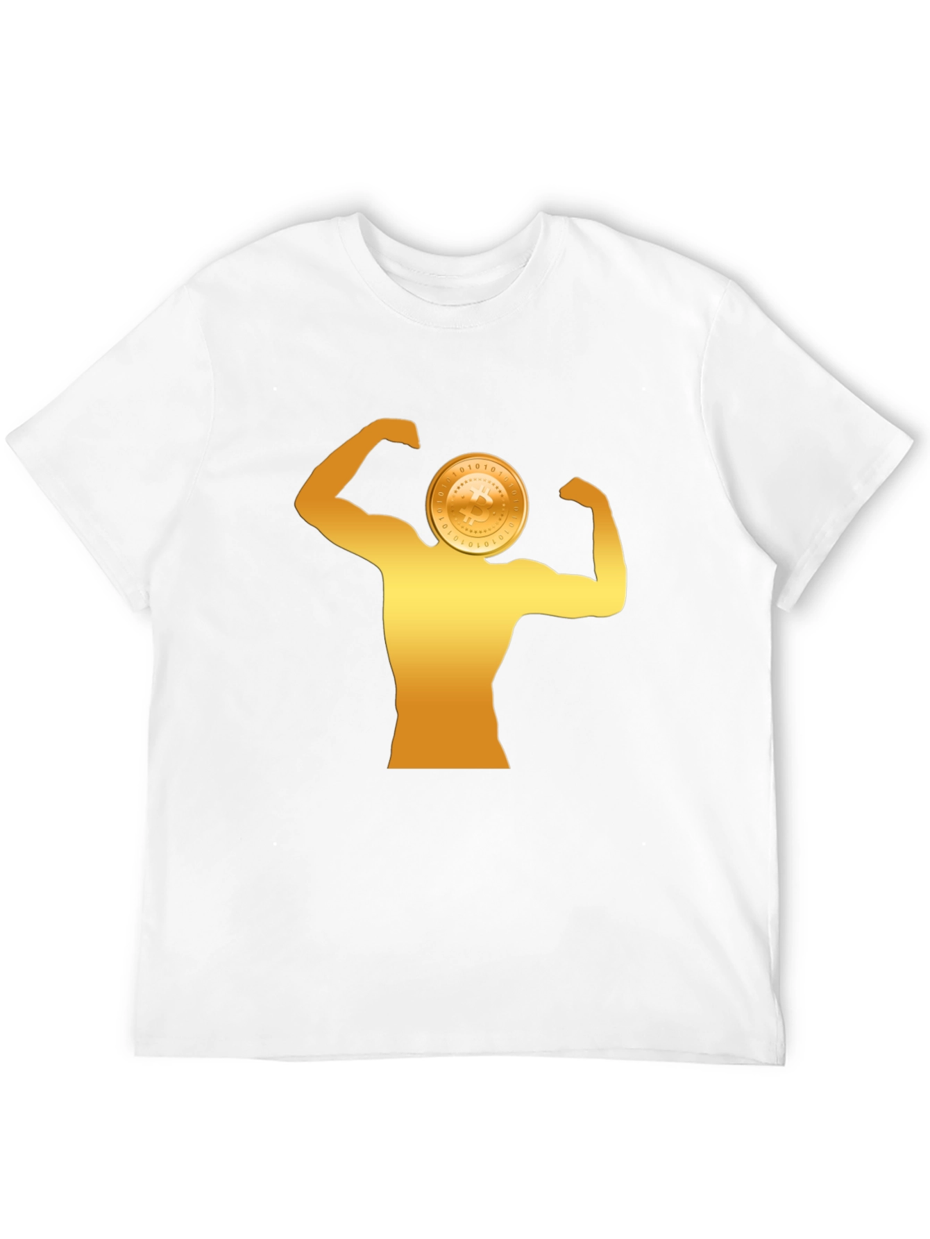 Crypto Muscle Tee - Bitcoin Bodybuilder