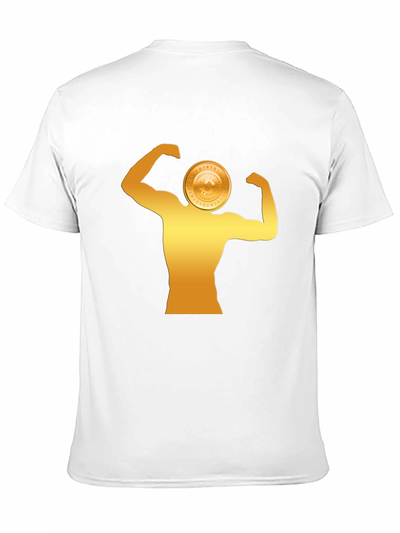 Crypto Muscle Tee - Bitcoin Bodybuilder