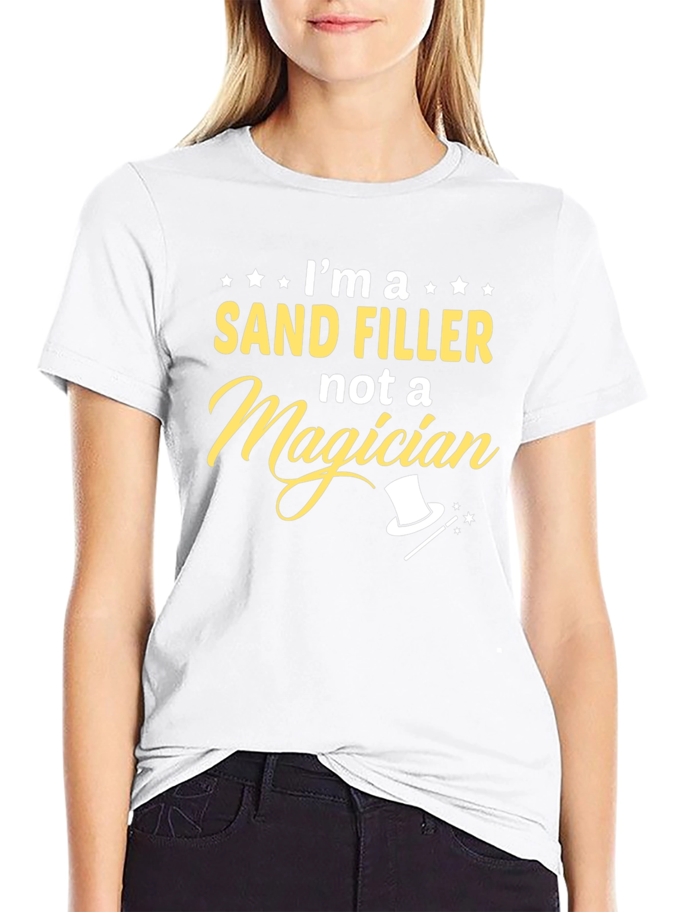 Im a Sand Filler T-Shirt Funny Job Tee