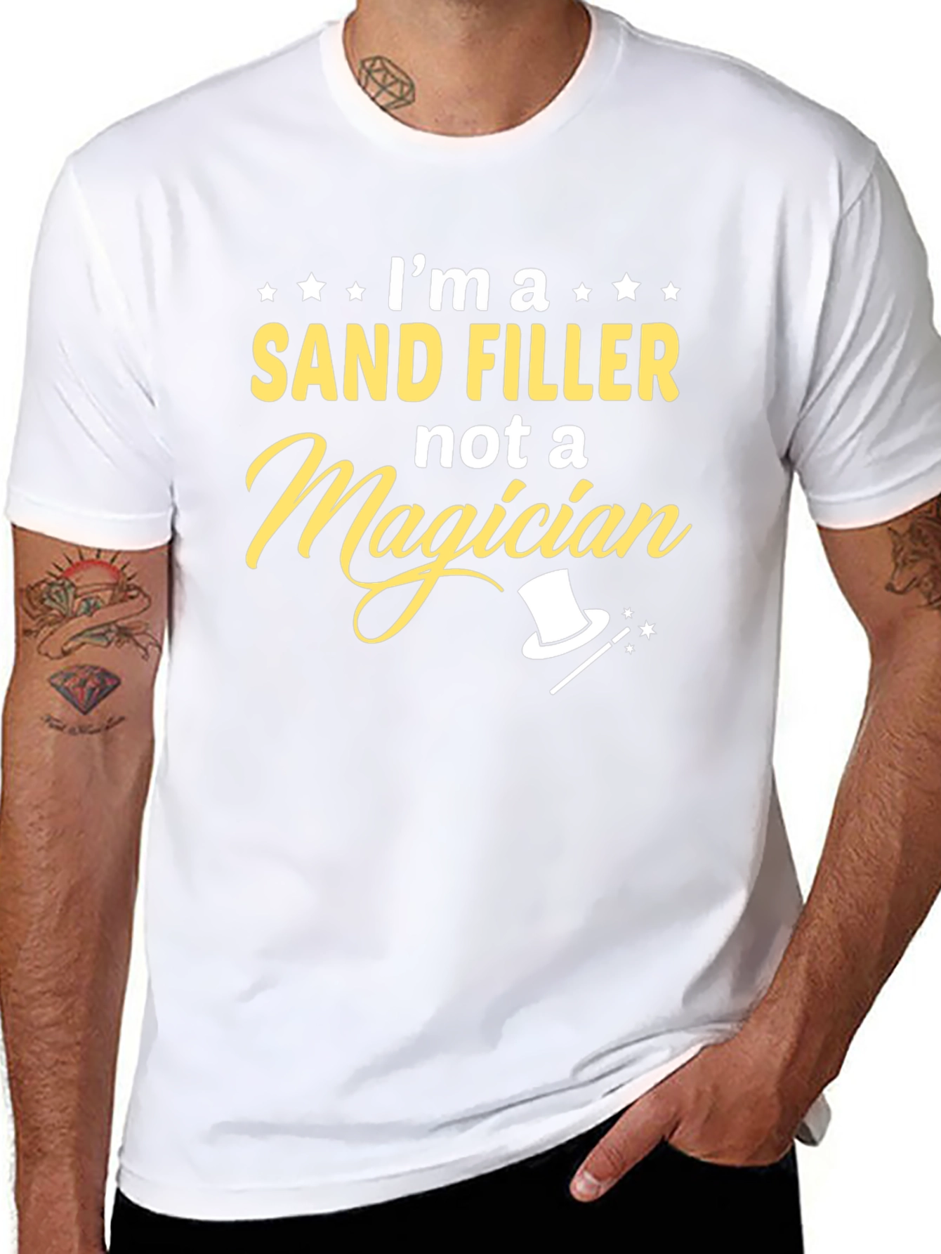 Im a Sand Filler T-Shirt Funny Job Tee