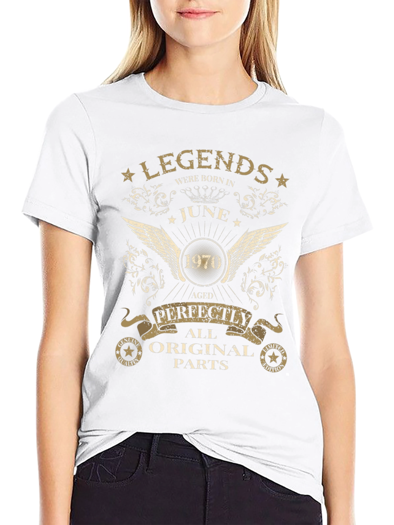 Legends Born in June 1970 Aged Perfectly T-Shirt