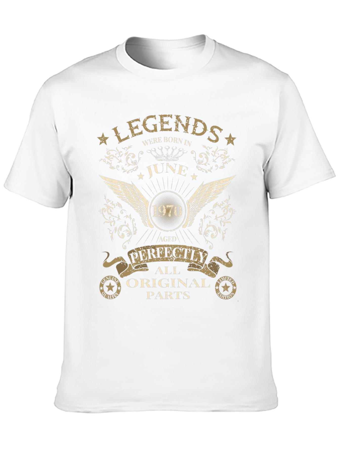 Legends Born in June 1970 Aged Perfectly T-Shirt