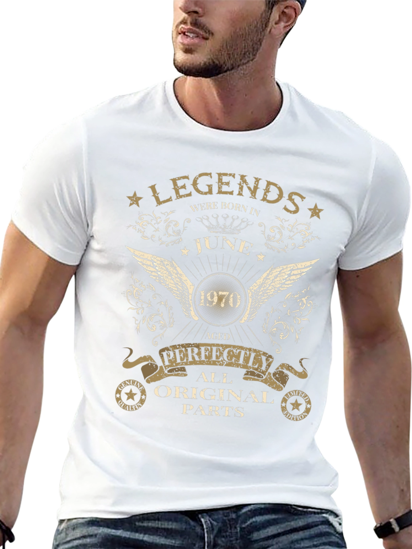 Legends Born in June 1970 Aged Perfectly T-Shirt