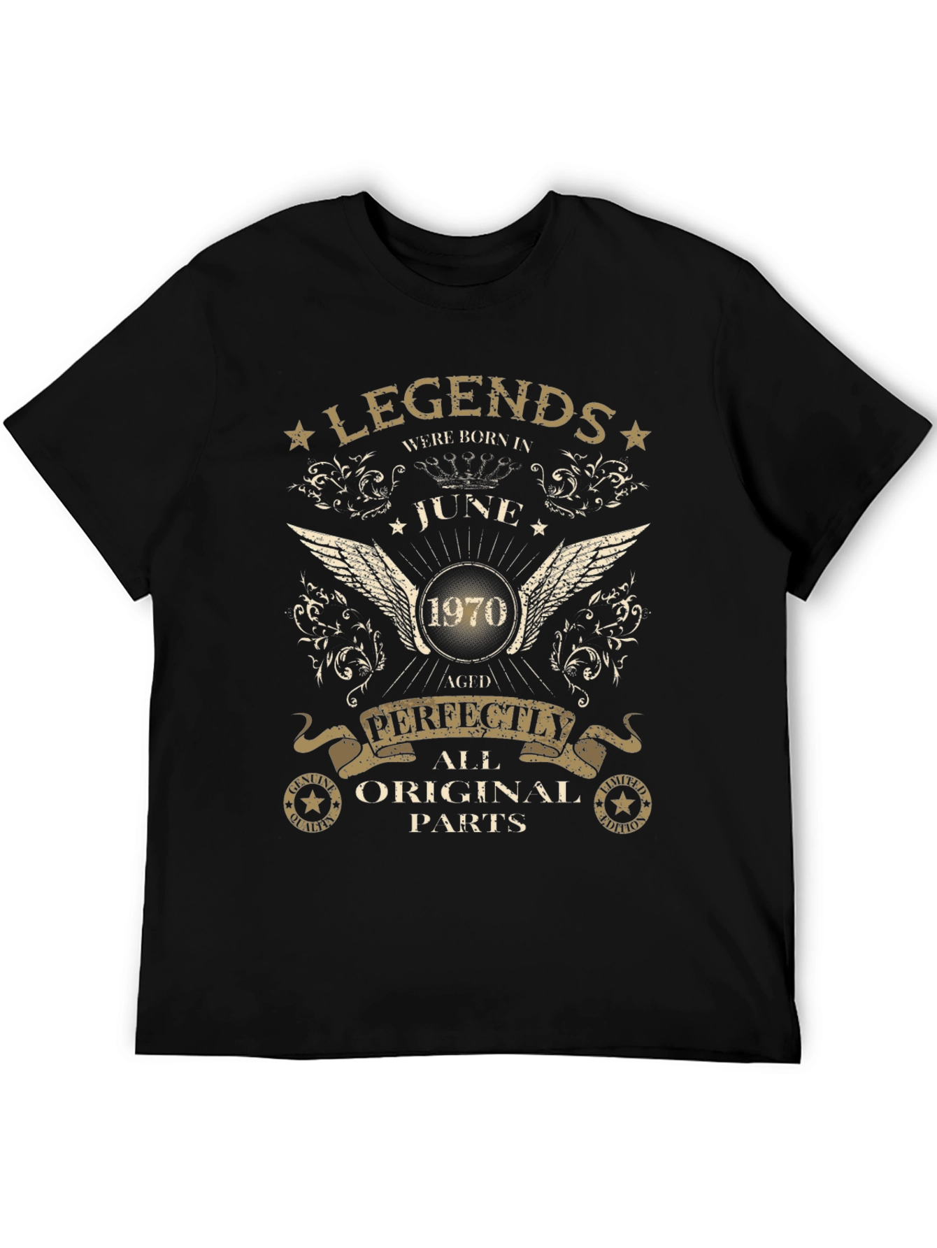 Legends Born in June 1970 Aged Perfectly T-Shirt