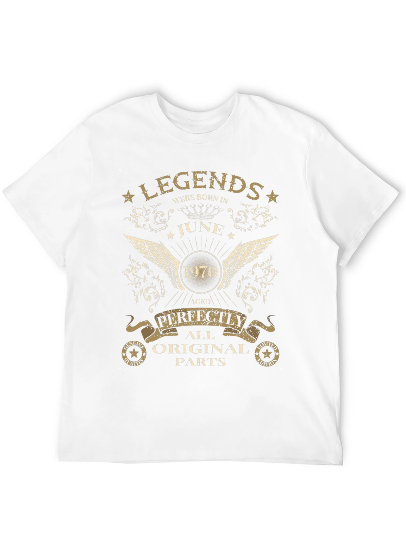 Legends Born in June 1970 Aged Perfectly T-Shirt