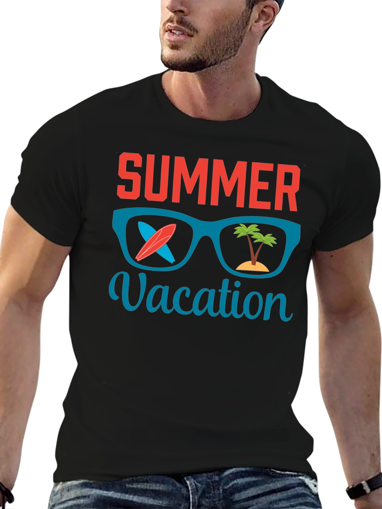 Summer Vacation Graphic T-Shirt