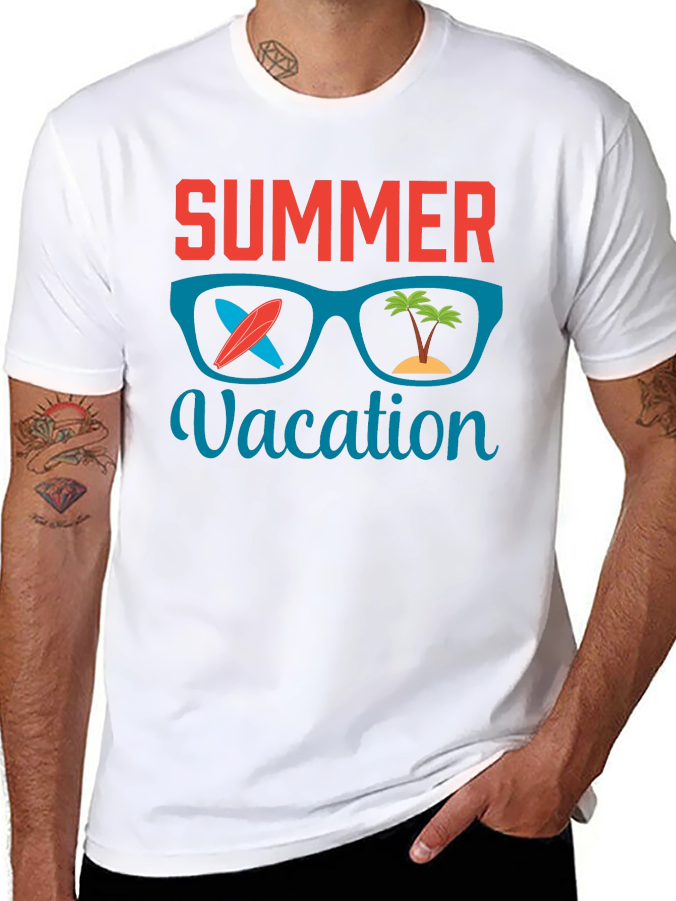 Summer Vacation Graphic T-Shirt