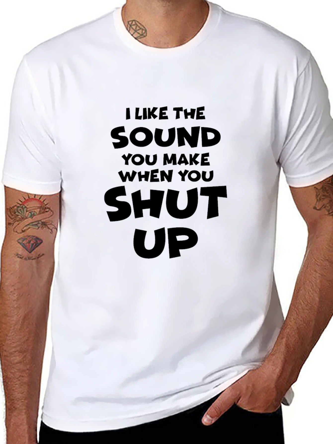 Sarcastic Shut Up T-Shirt - Funny Humor Tee