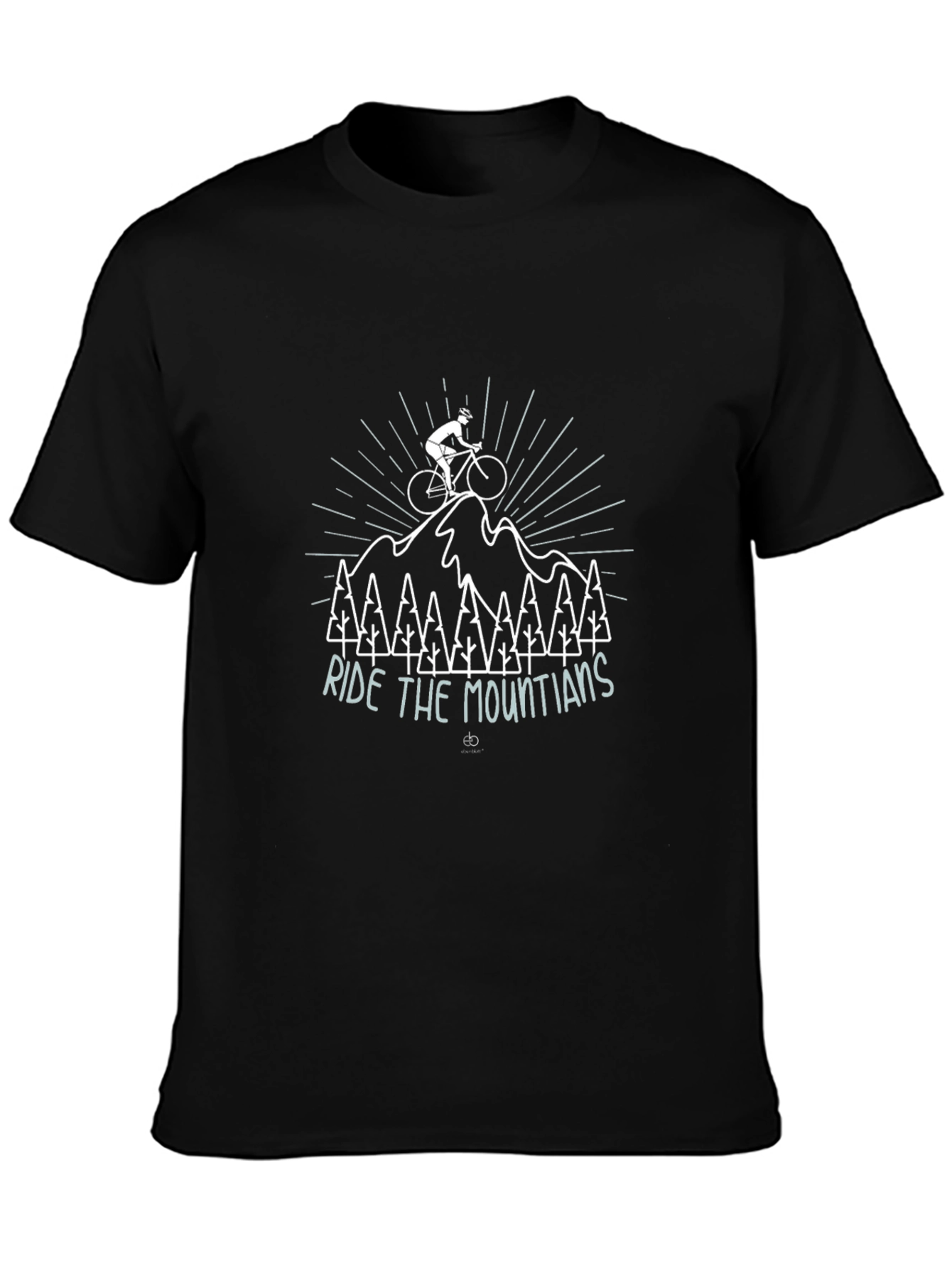 Ride the Mountains Black T-Shirt