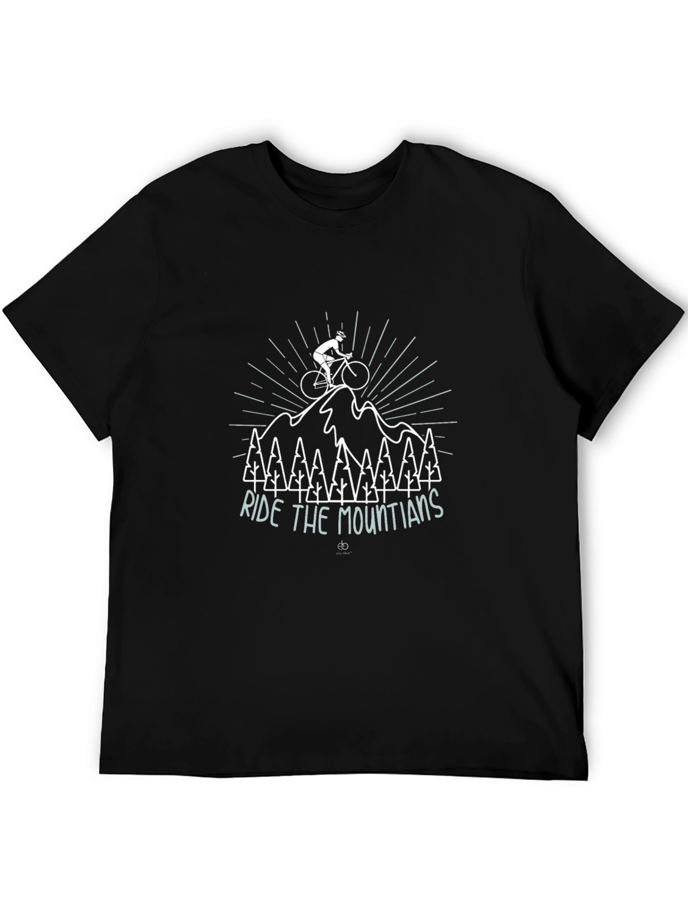 Ride the Mountains Black T-Shirt