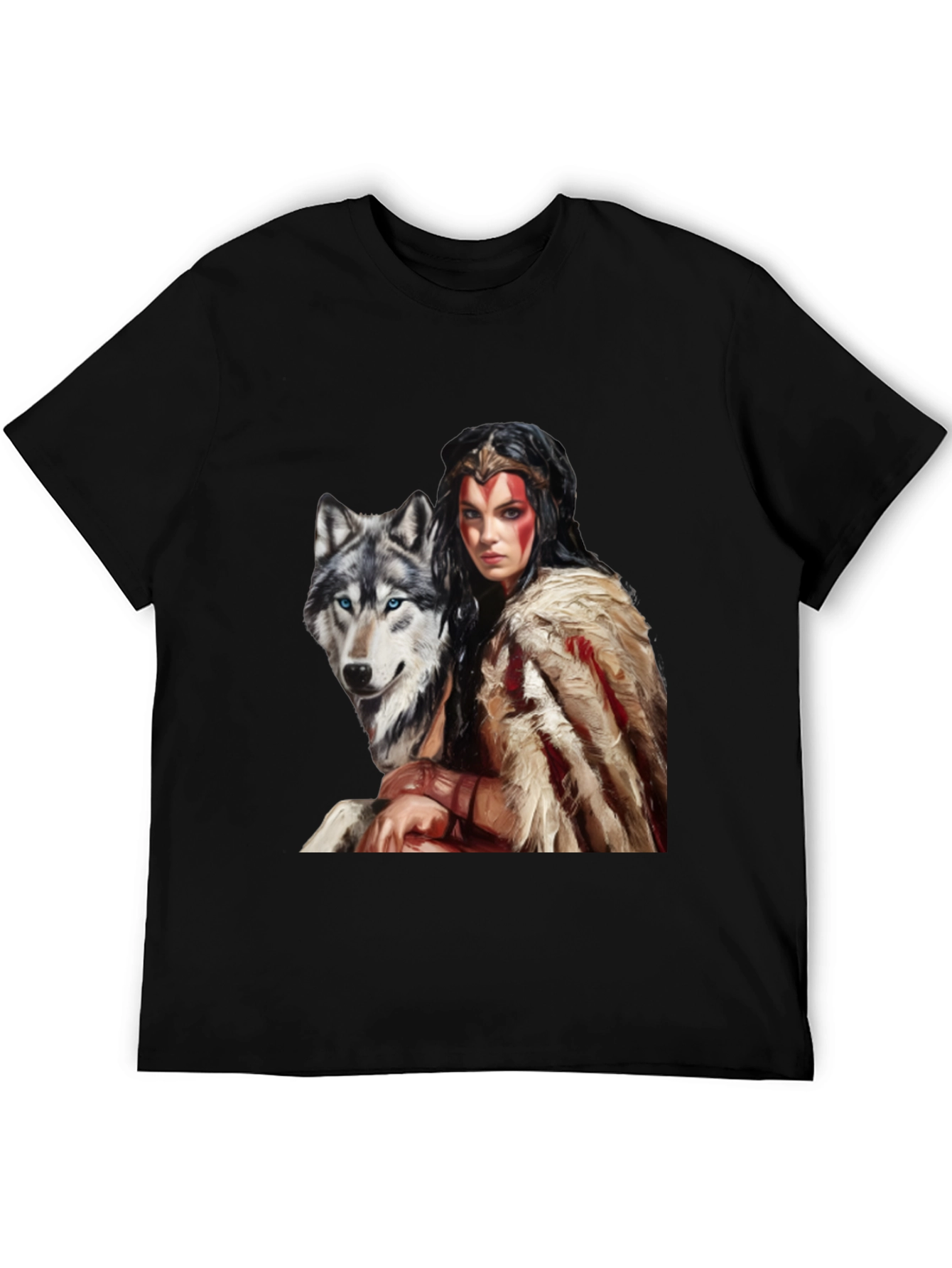 Wolf Warrior Graphic T-Shirt - Unisex