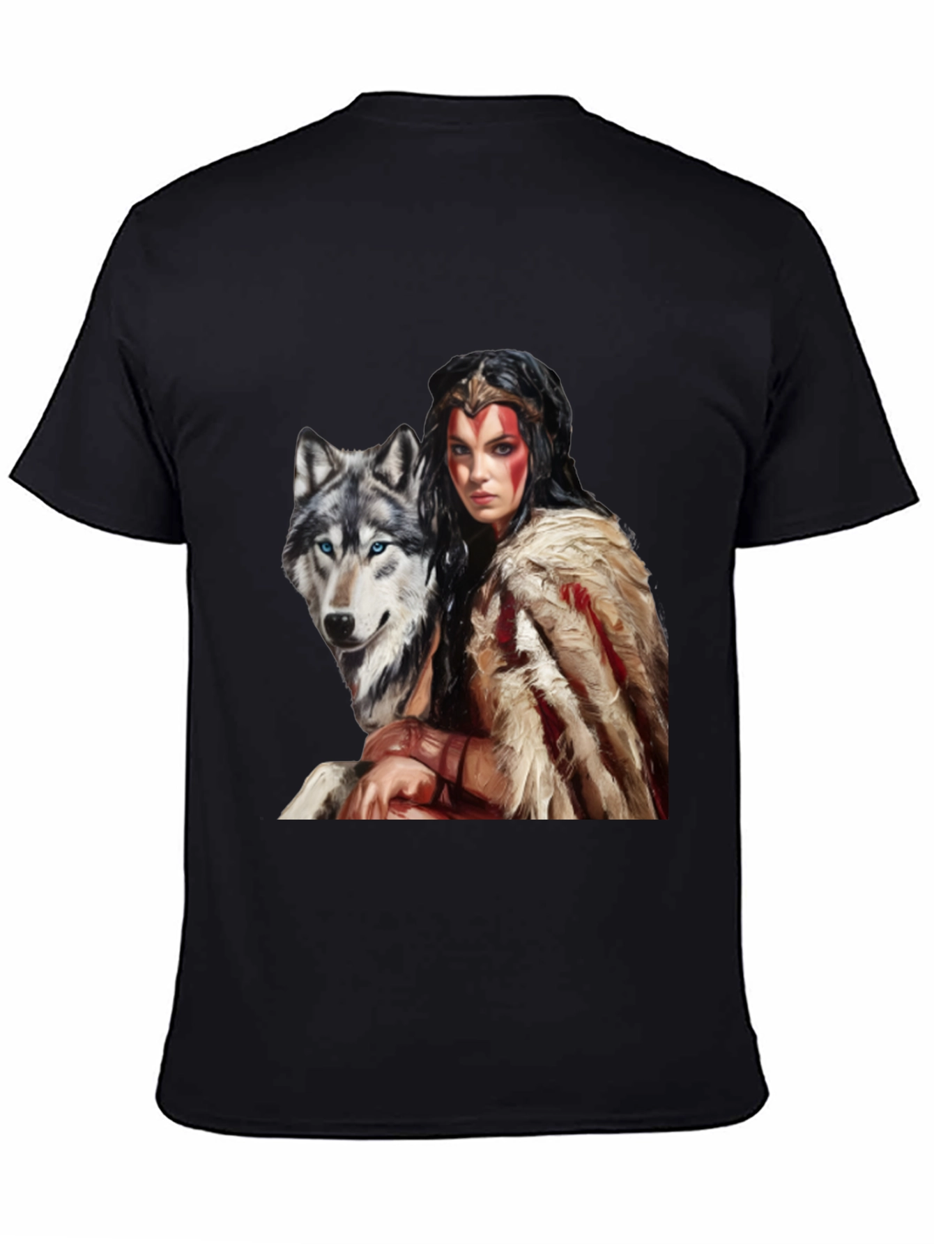 Wolf Warrior Graphic T-Shirt - Unisex