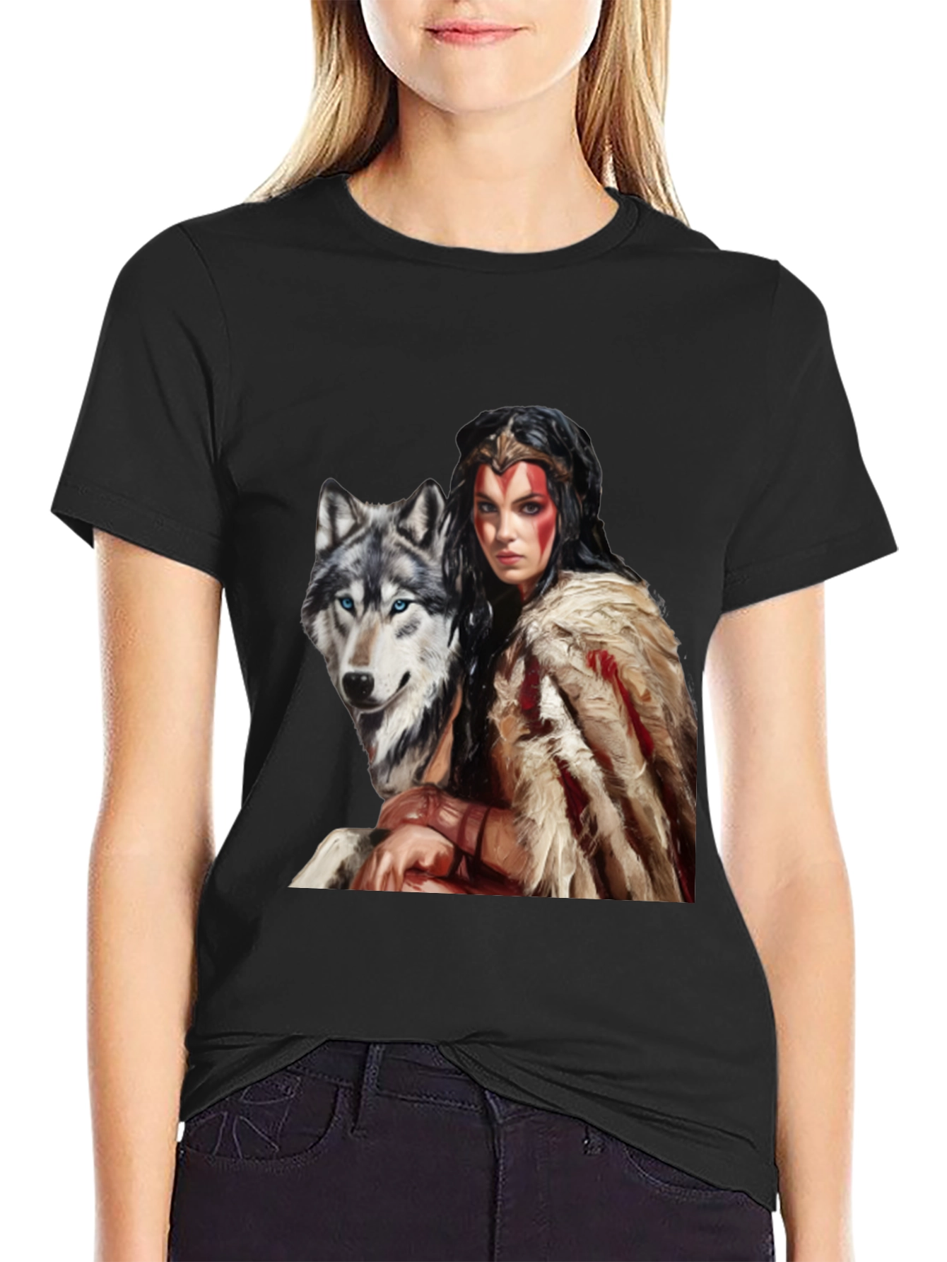 Wolf Warrior Graphic T-Shirt - Unisex