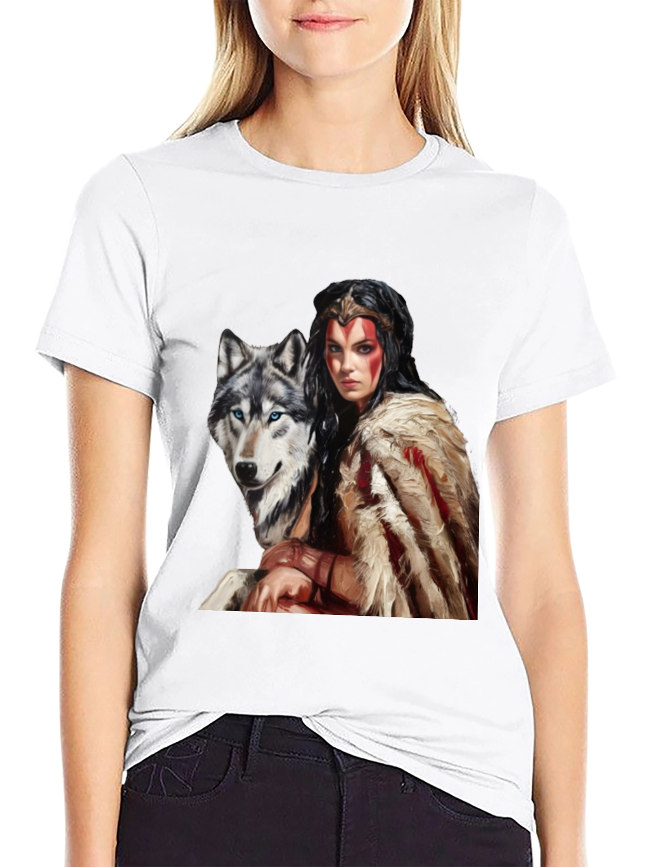Wolf Warrior Graphic T-Shirt - Unisex