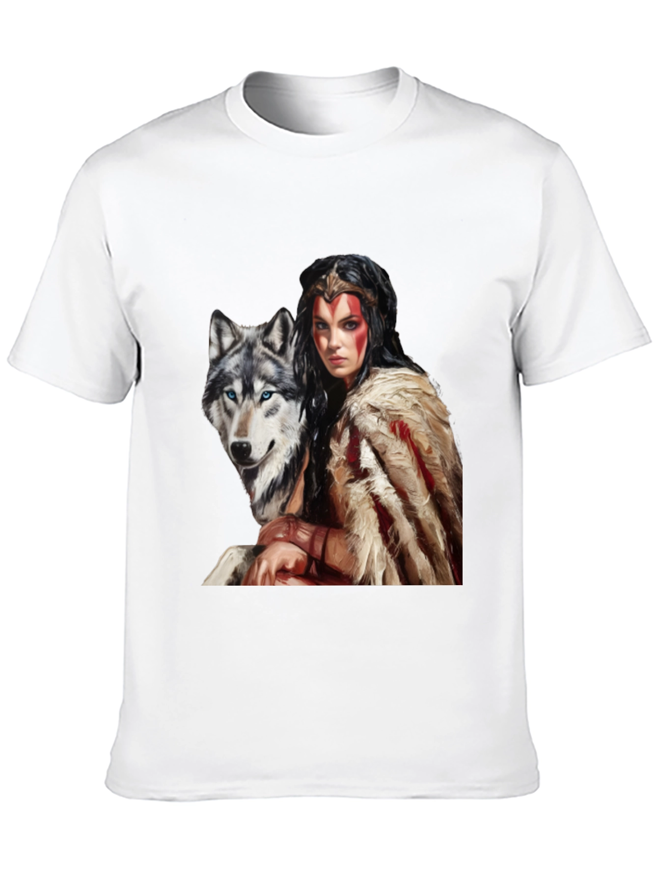 Wolf Warrior Graphic T-Shirt - Unisex