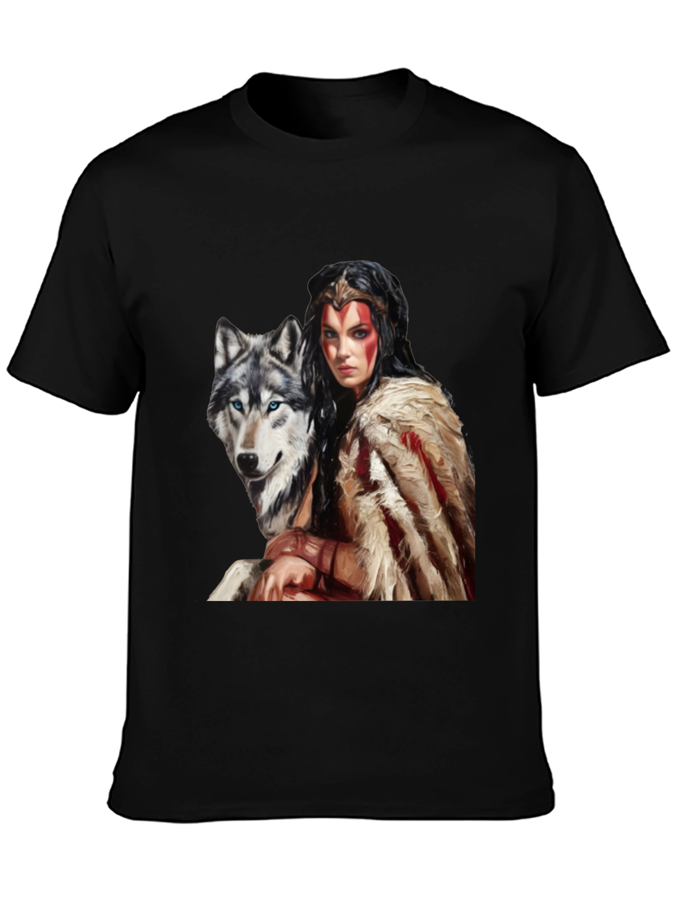 Wolf Warrior Graphic T-Shirt - Unisex