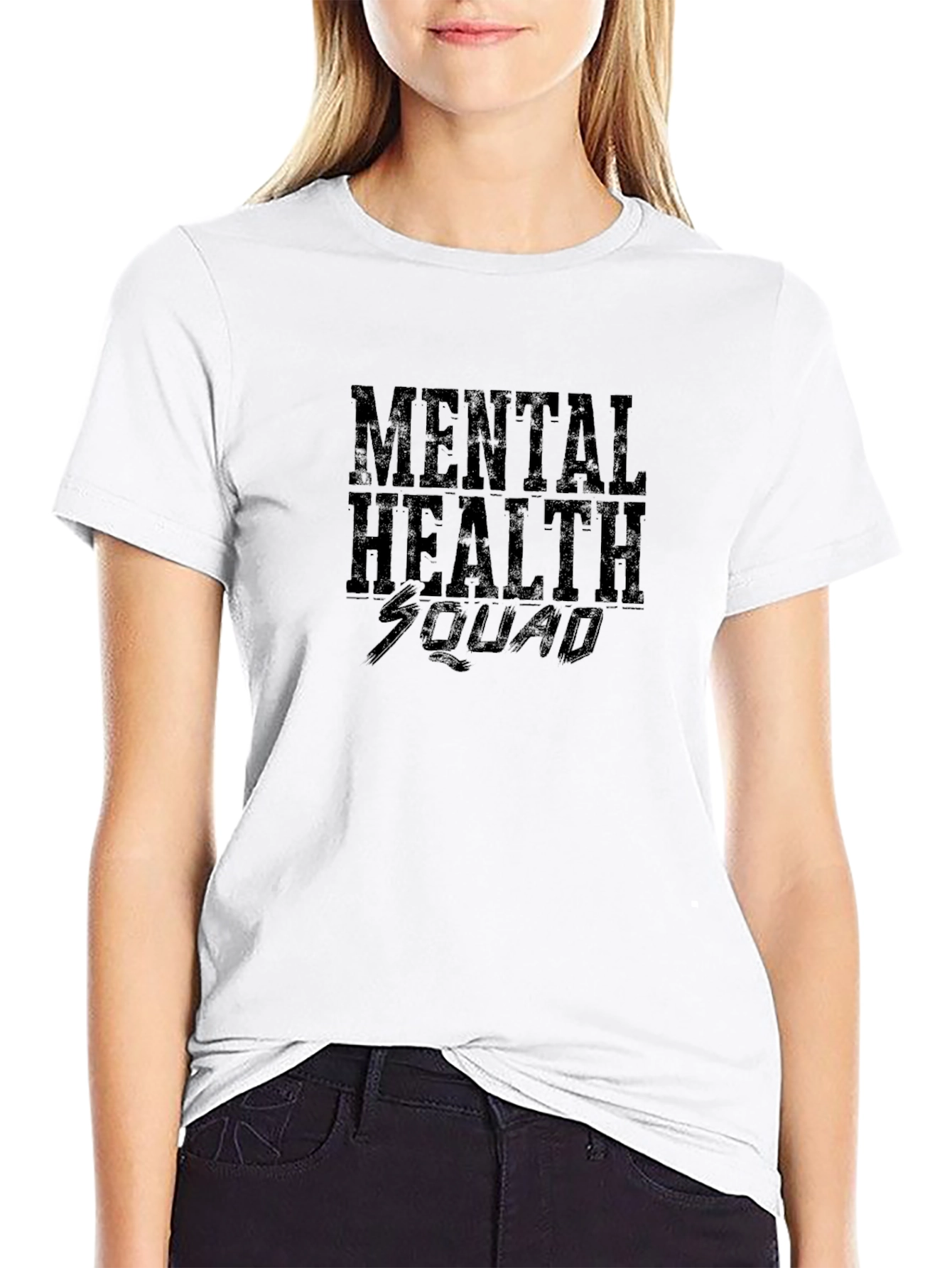 Mental Health Squad Graphic T-Shirt - Black