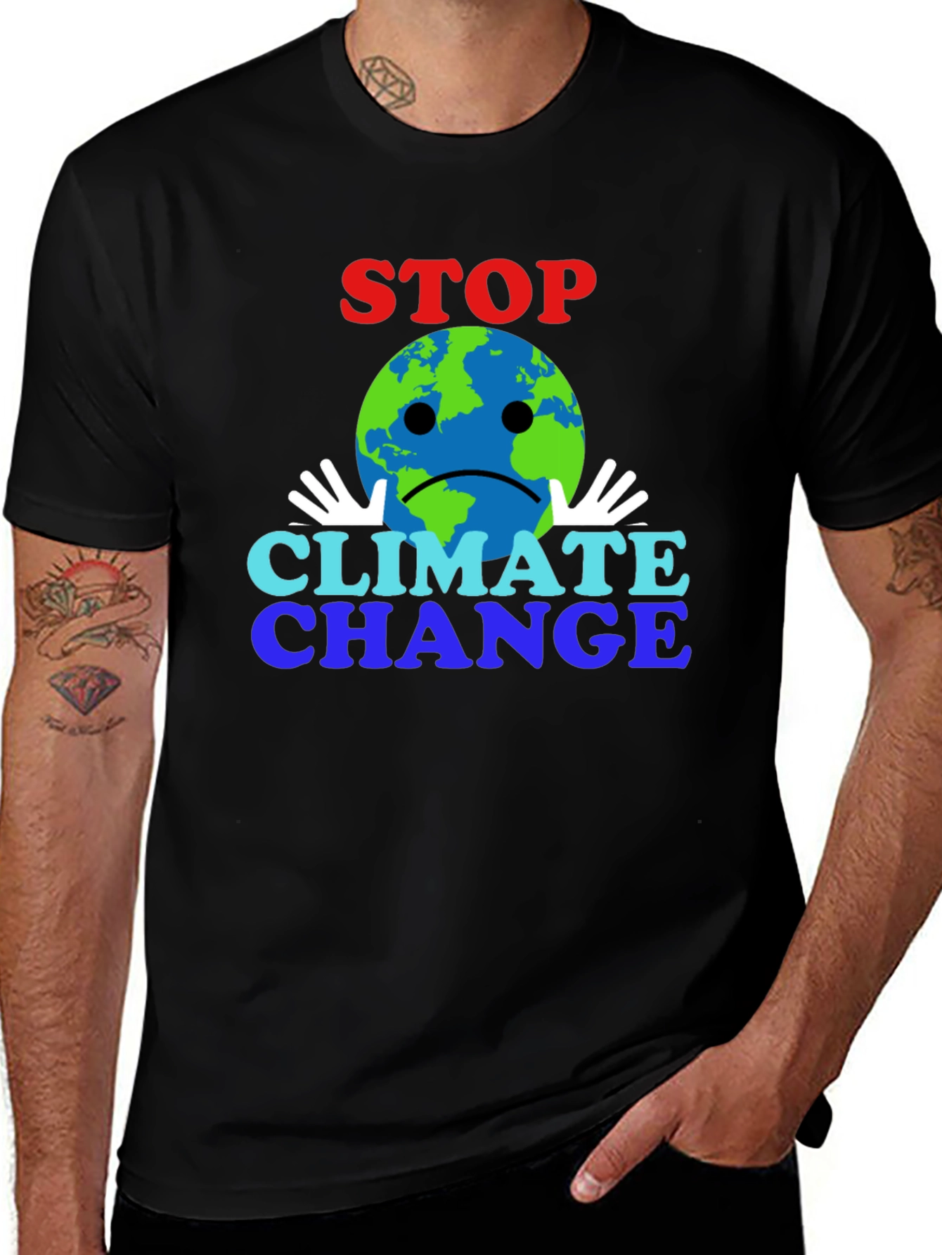 Stop Climate Change Graphic Tee