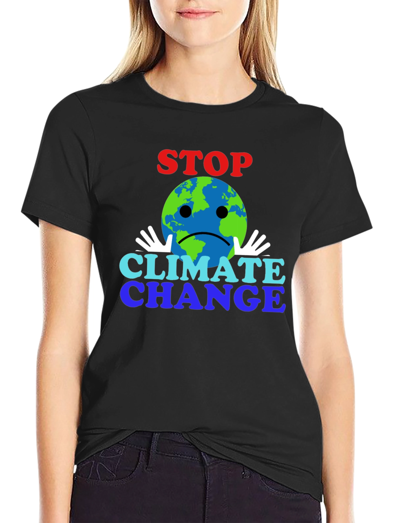 Stop Climate Change Graphic Tee
