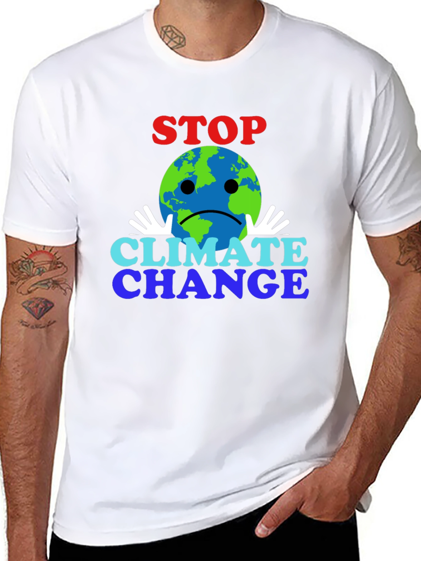 Stop Climate Change Graphic Tee