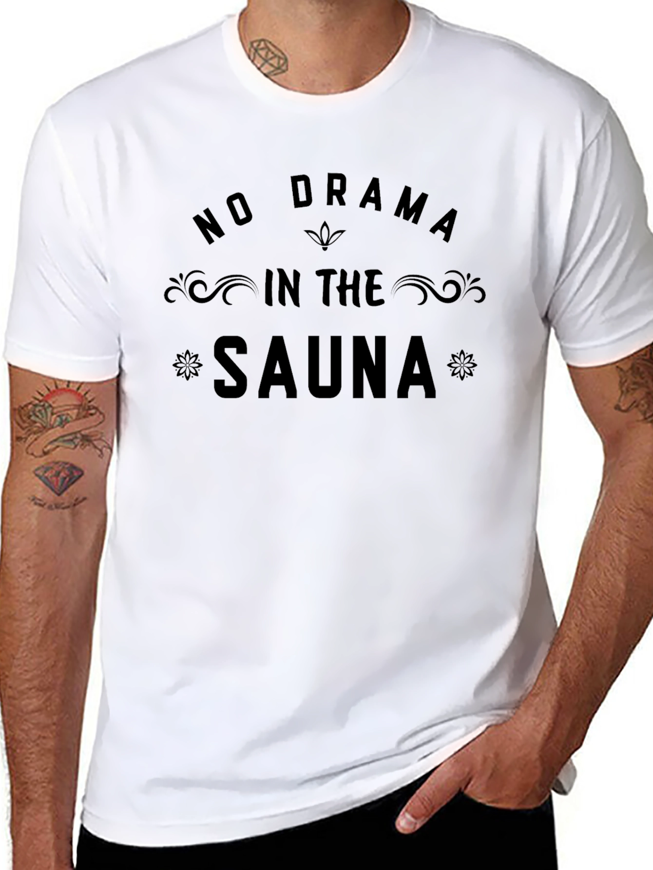 No Drama In The Sauna Graphic T-Shirt
