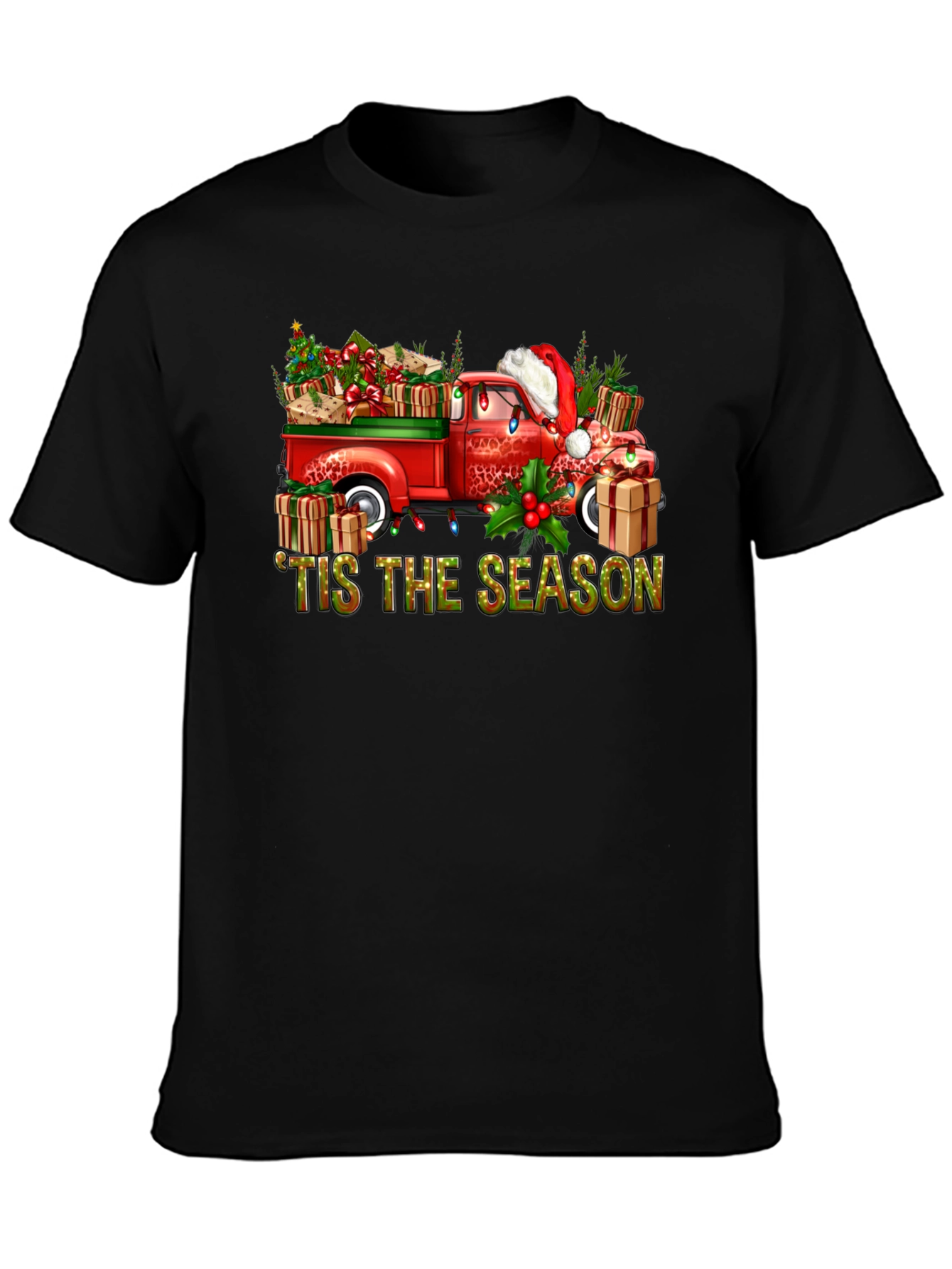 Tis the Season Christmas Truck Graphic Tee