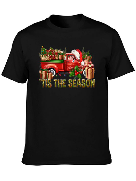 Tis the Season Christmas Truck Graphic Tee