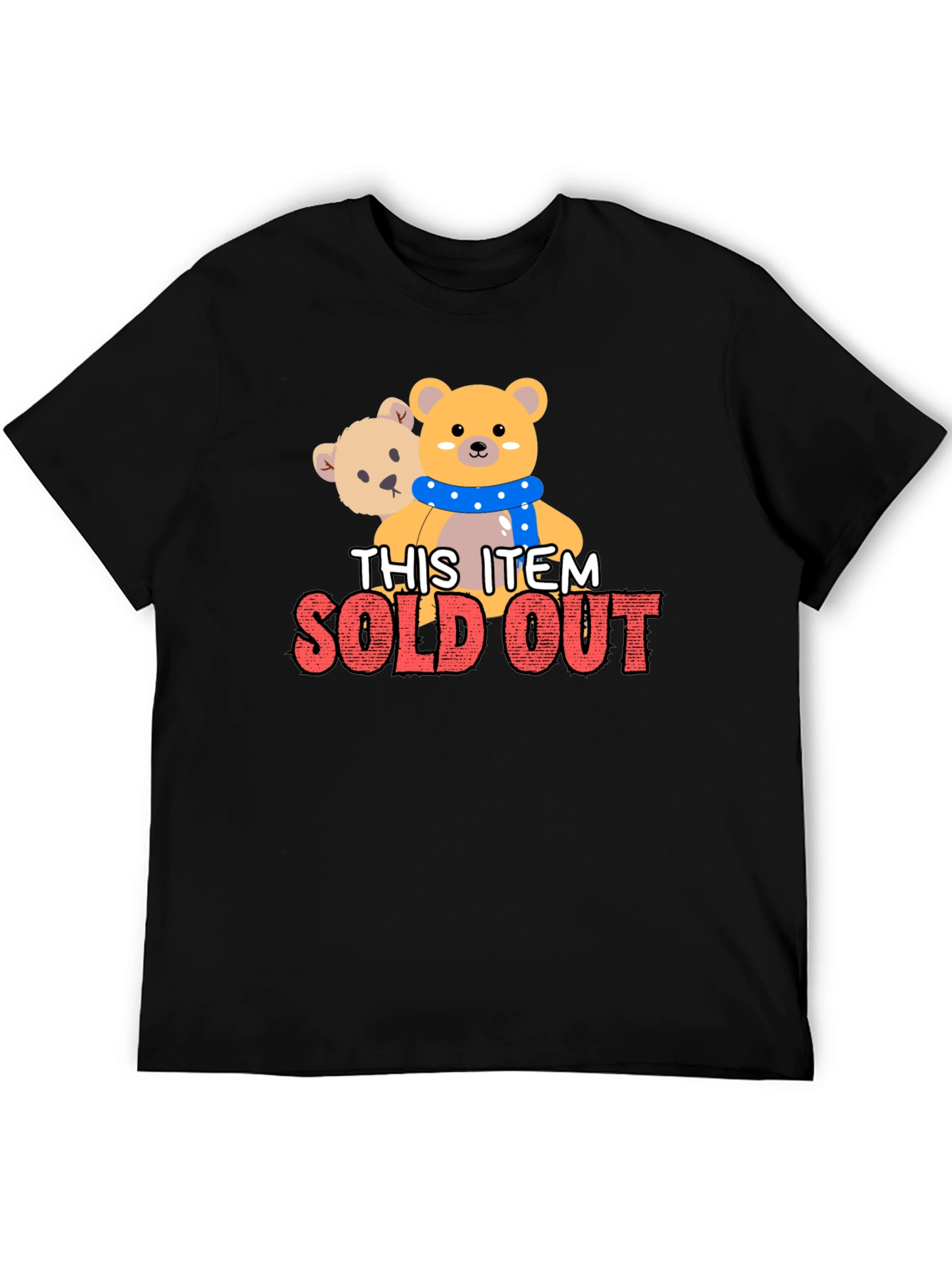Cute Teddy Bear Graphic Tee Sold Out