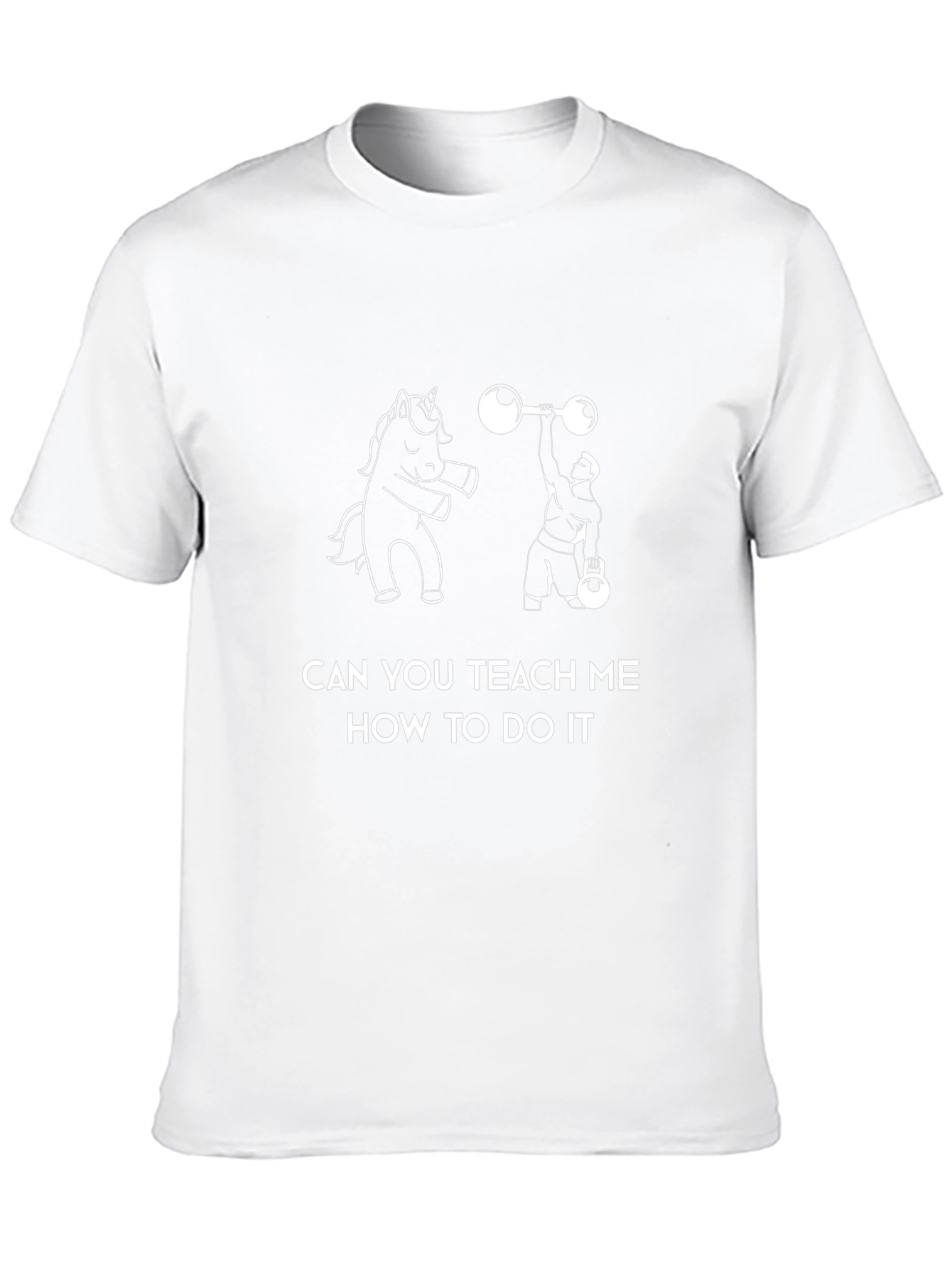 Unicorn Lifting Funny T-Shirt