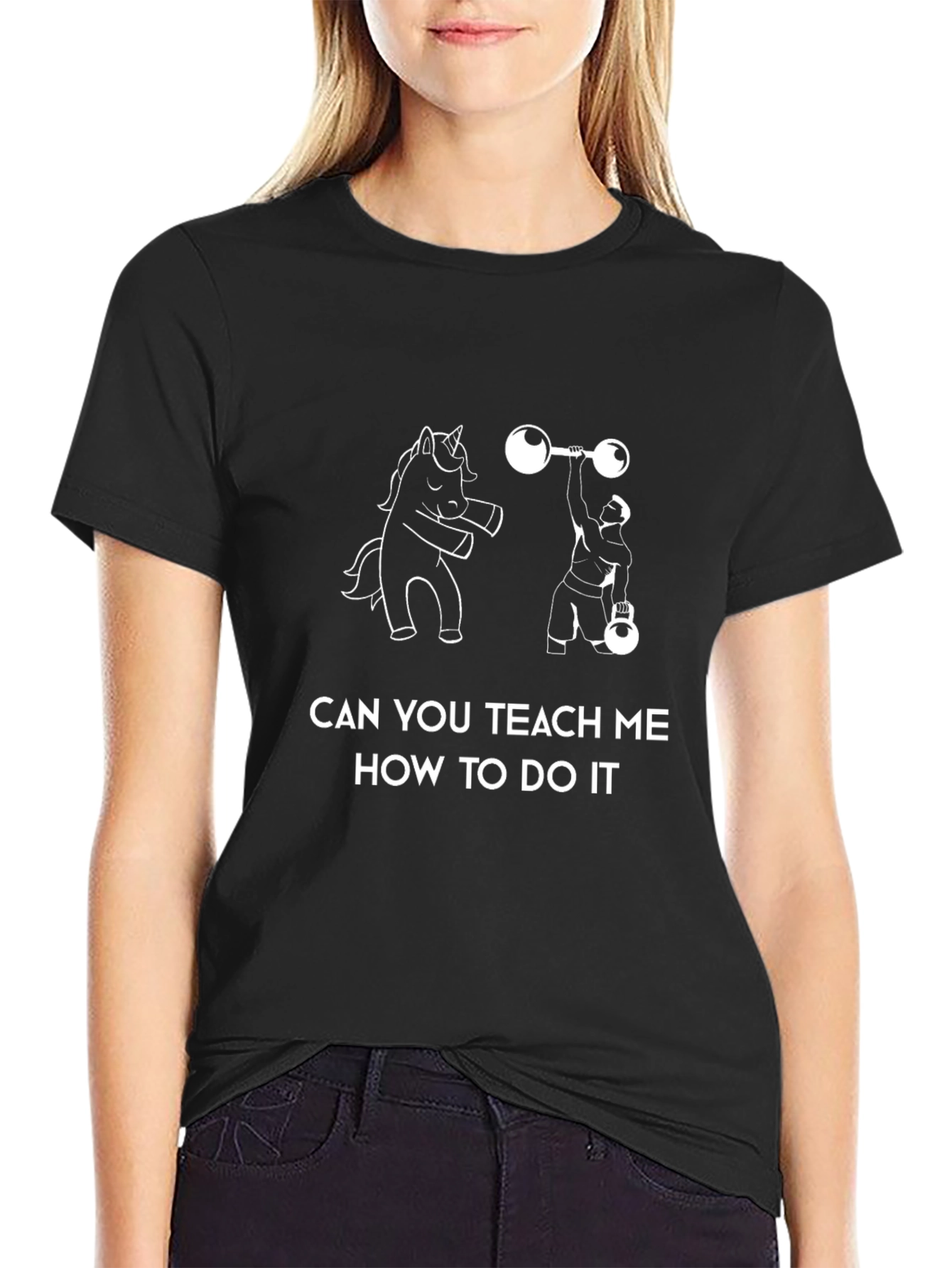 Unicorn Lifting Funny T-Shirt