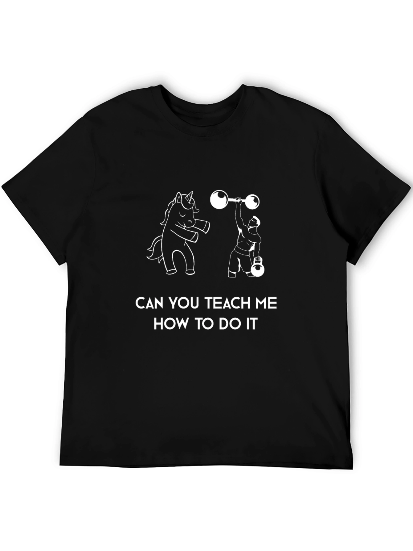 Unicorn Lifting Funny T-Shirt